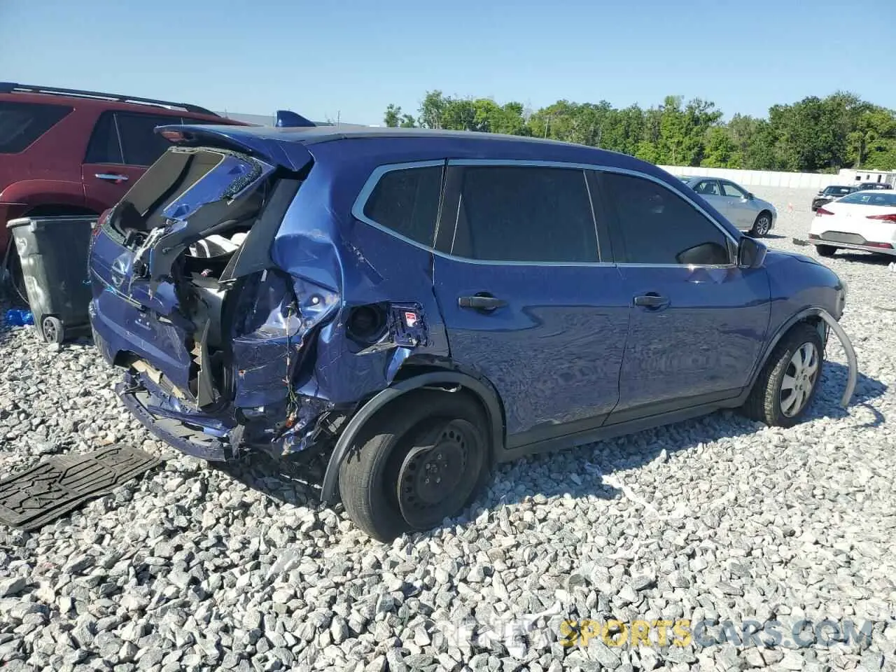 3 Photograph of a damaged car KNMAT2MVXKP518690 NISSAN ROGUE 2019