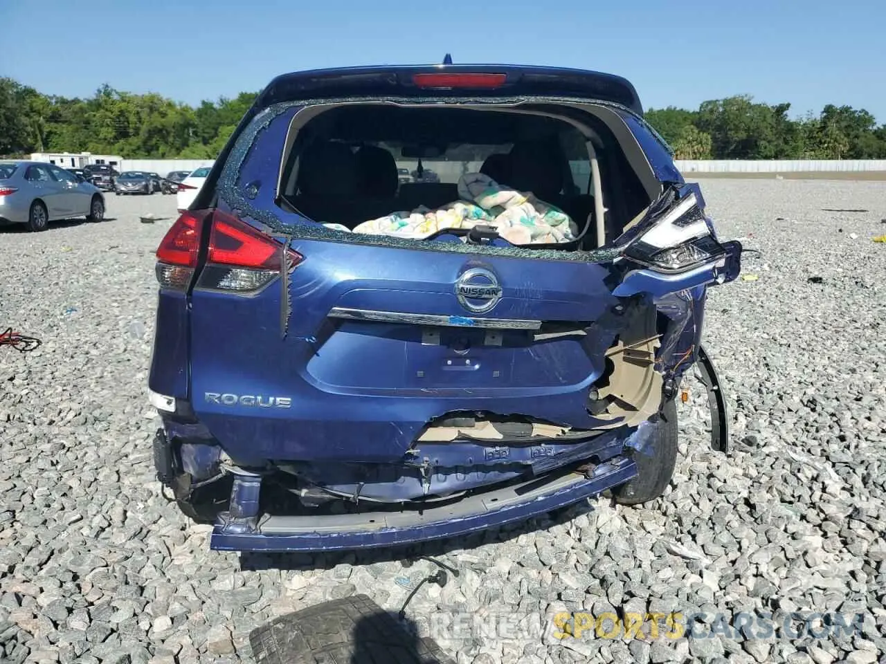 6 Photograph of a damaged car KNMAT2MVXKP518690 NISSAN ROGUE 2019