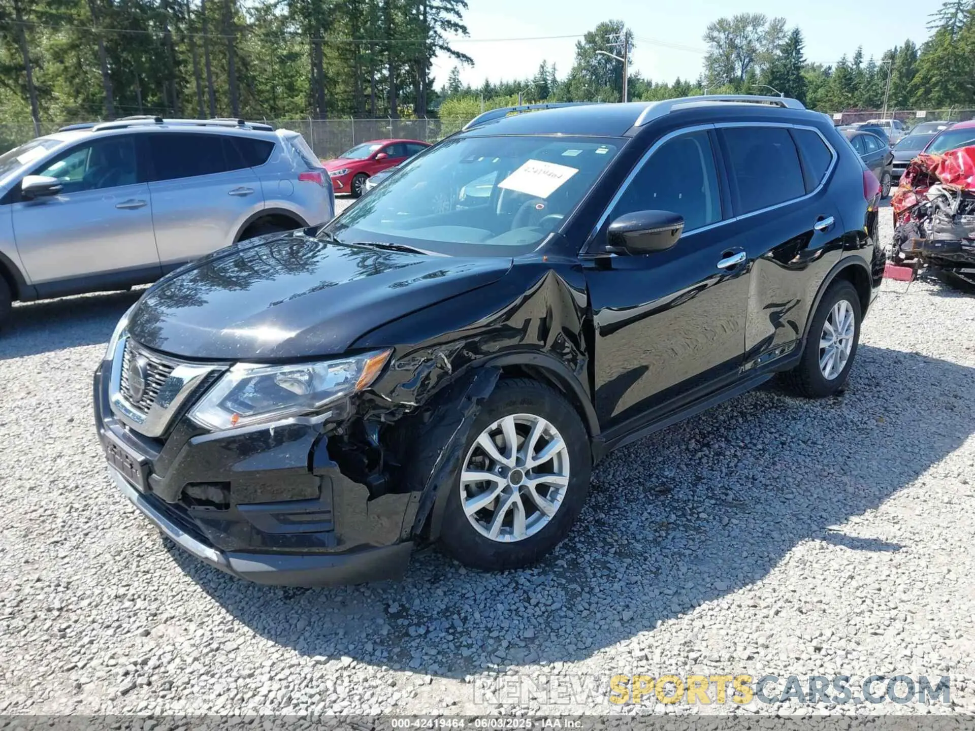 2 Photograph of a damaged car KNMAT2MVXKP527552 NISSAN ROGUE 2019