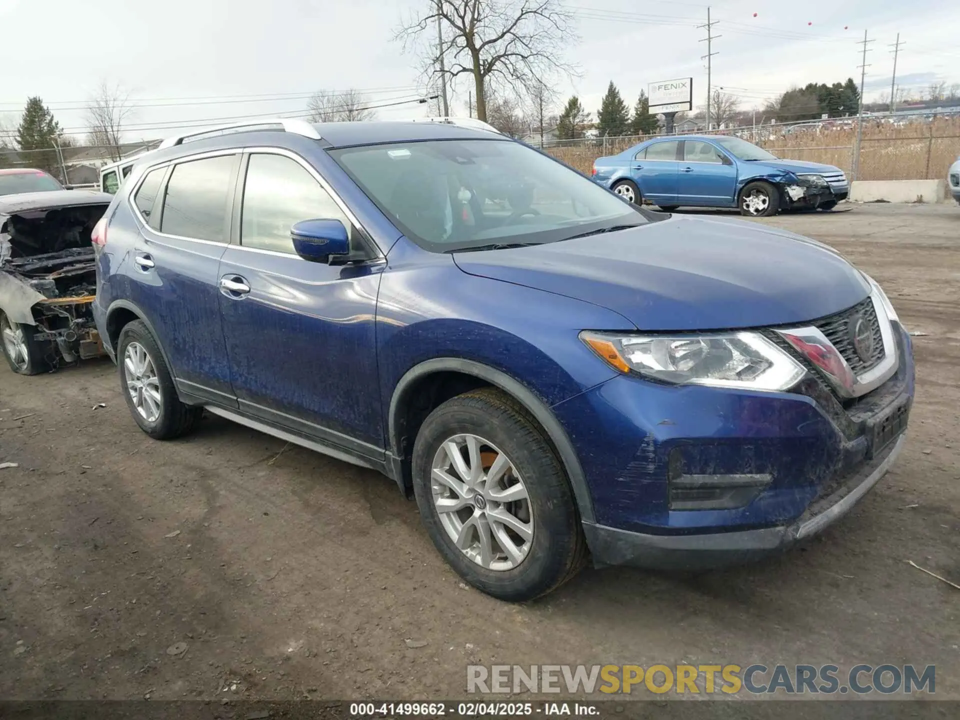 1 Photograph of a damaged car KNMAT2MVXKP534629 NISSAN ROGUE 2019