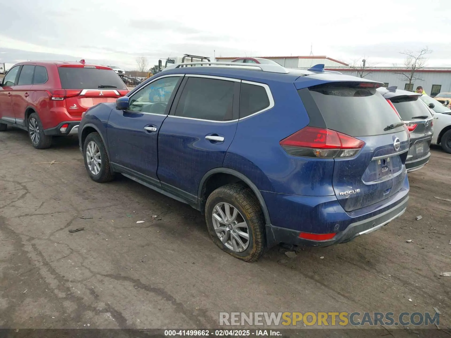 3 Photograph of a damaged car KNMAT2MVXKP534629 NISSAN ROGUE 2019