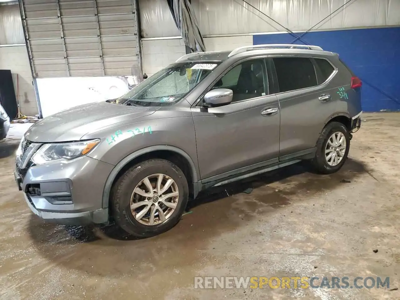 1 Photograph of a damaged car KNMAT2MVXKP541287 NISSAN ROGUE 2019