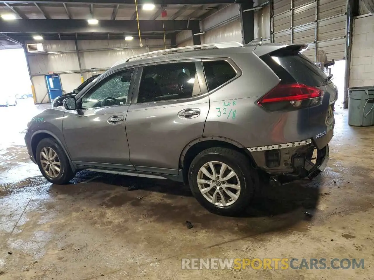 2 Photograph of a damaged car KNMAT2MVXKP541287 NISSAN ROGUE 2019