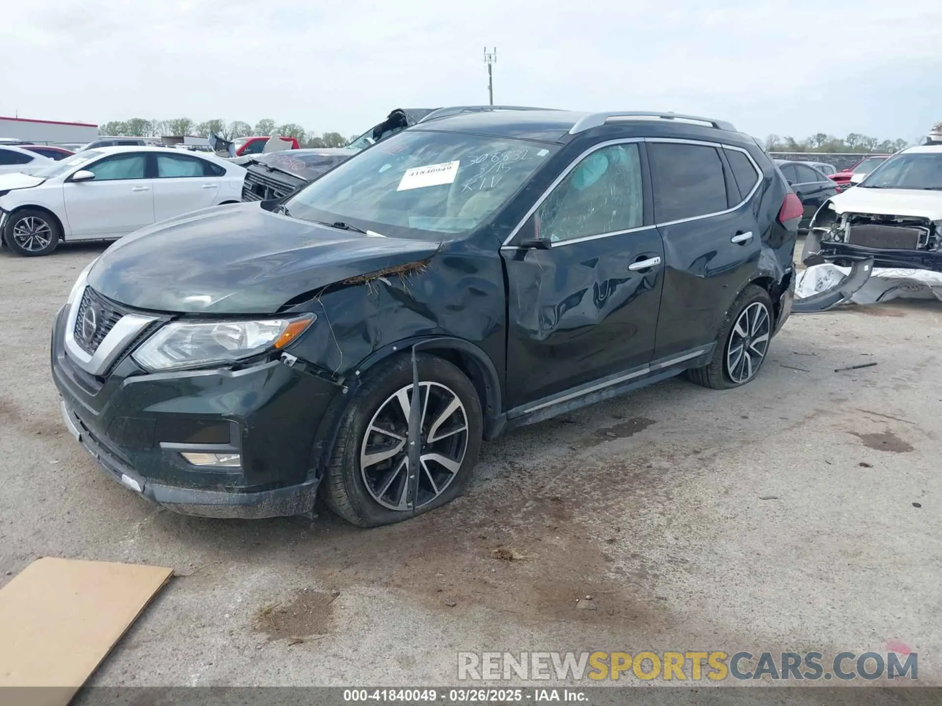2 Photograph of a damaged car 5N1AT2MT0LC726869 NISSAN ROGUE 2020