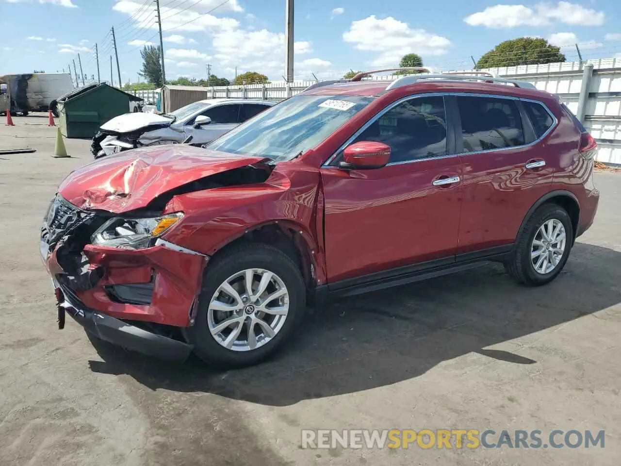 1 Photograph of a damaged car 5N1AT2MT0LC753747 NISSAN ROGUE 2020