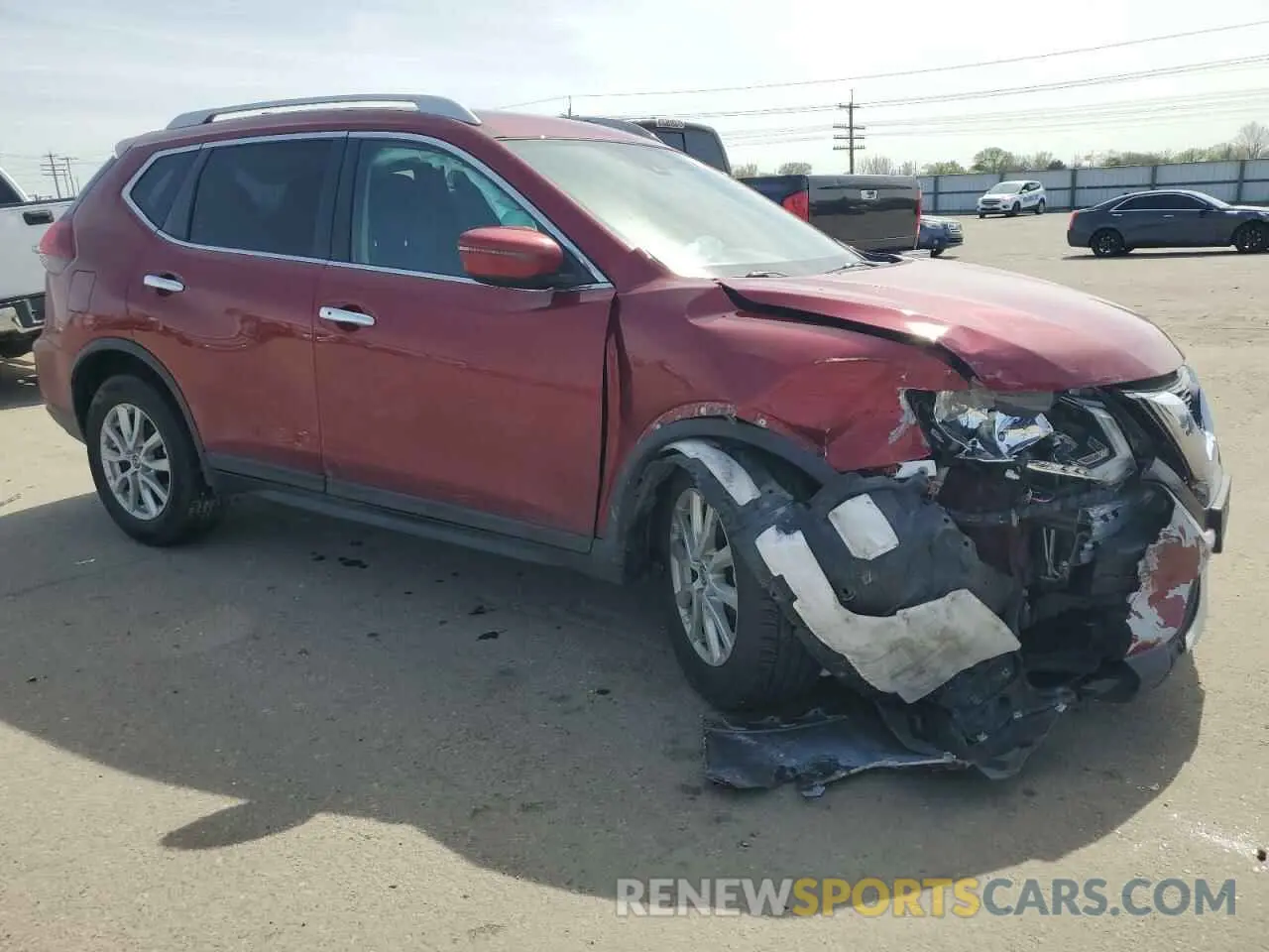 4 Photograph of a damaged car 5N1AT2MT2LC726369 NISSAN ROGUE 2020
