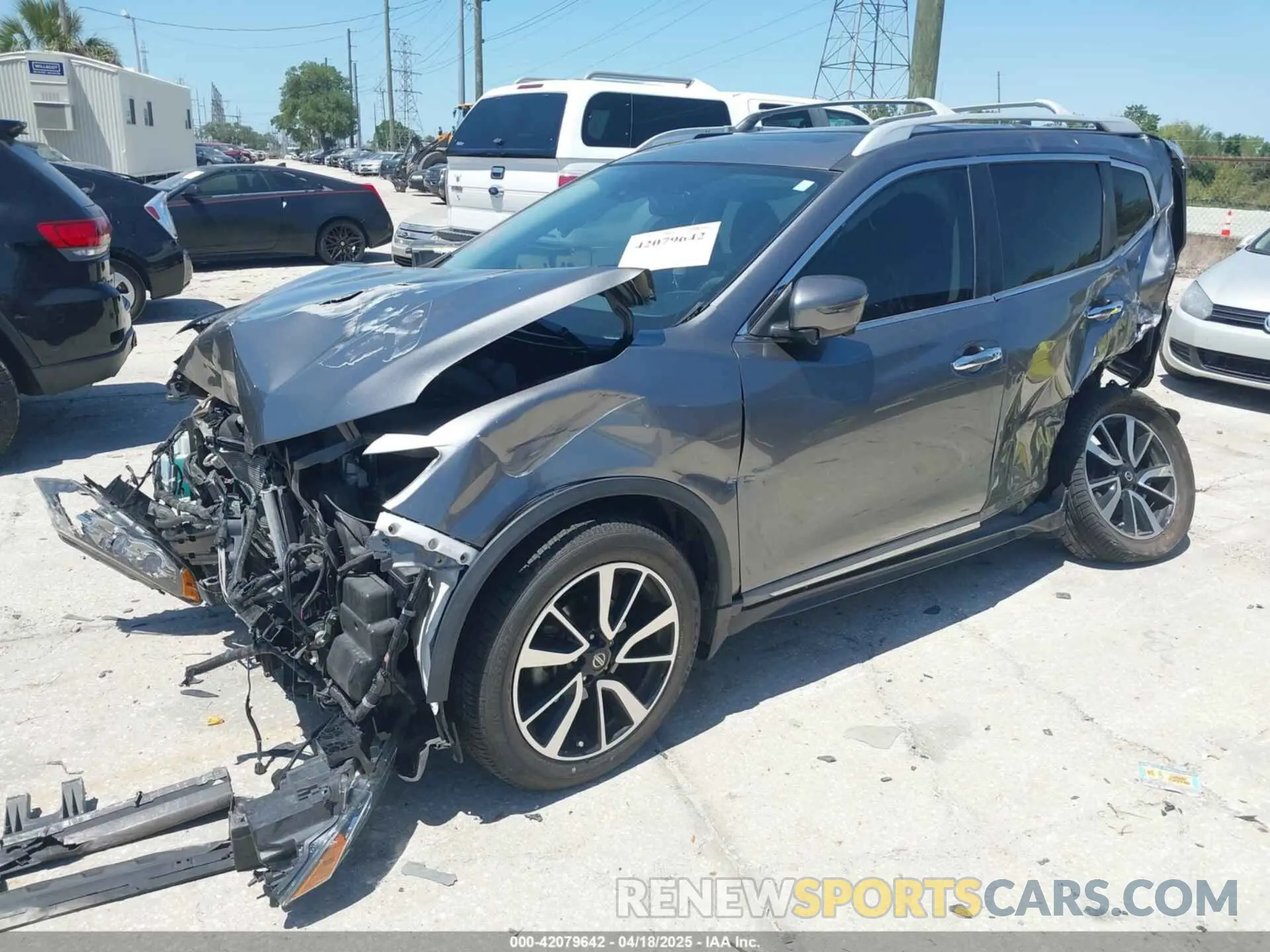 2 Photograph of a damaged car 5N1AT2MT6LC757964 NISSAN ROGUE 2020