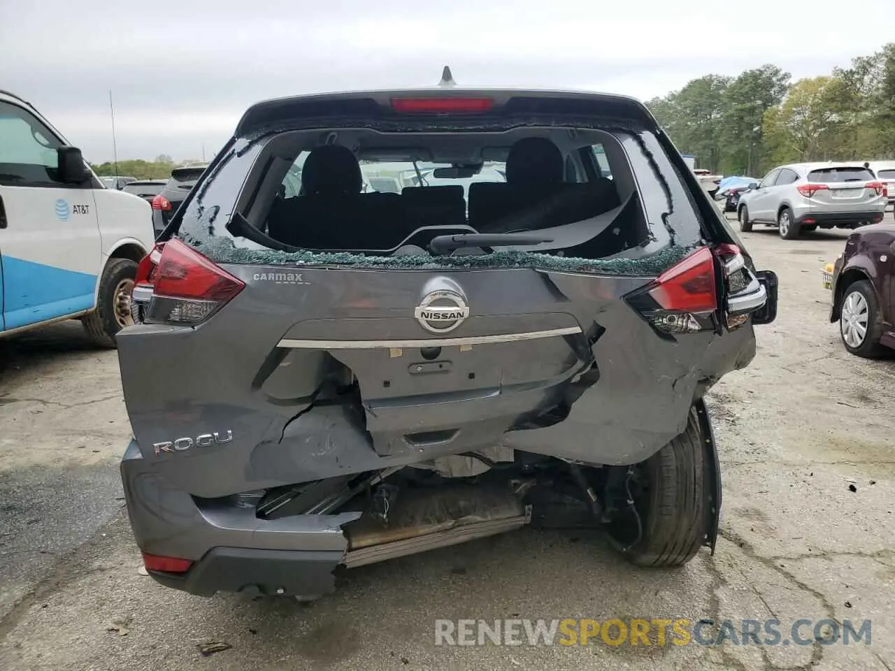 6 Photograph of a damaged car 5N1AT2MT6LC819766 NISSAN ROGUE 2020