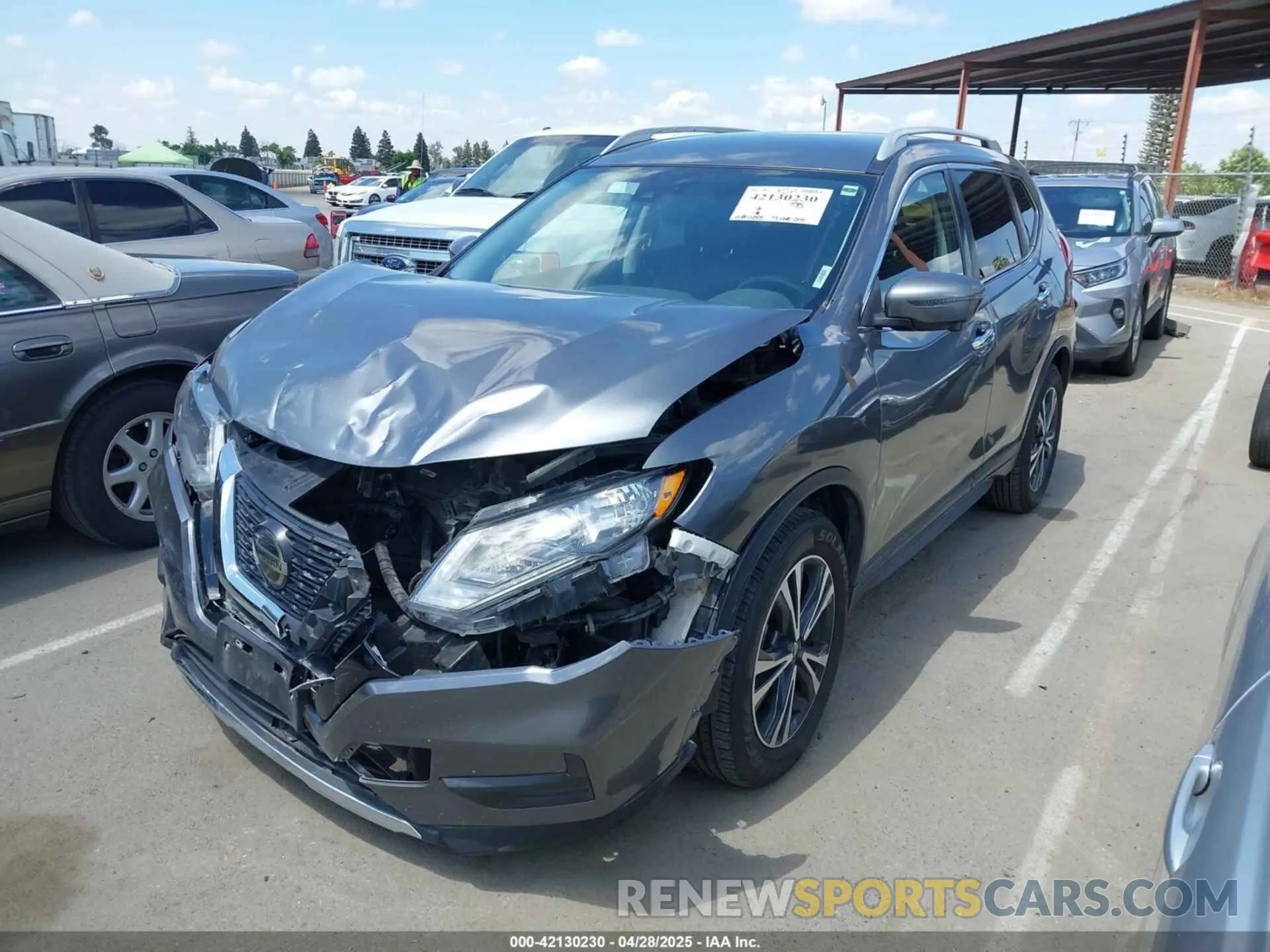 2 Photograph of a damaged car 5N1AT2MT7LC723290 NISSAN ROGUE 2020