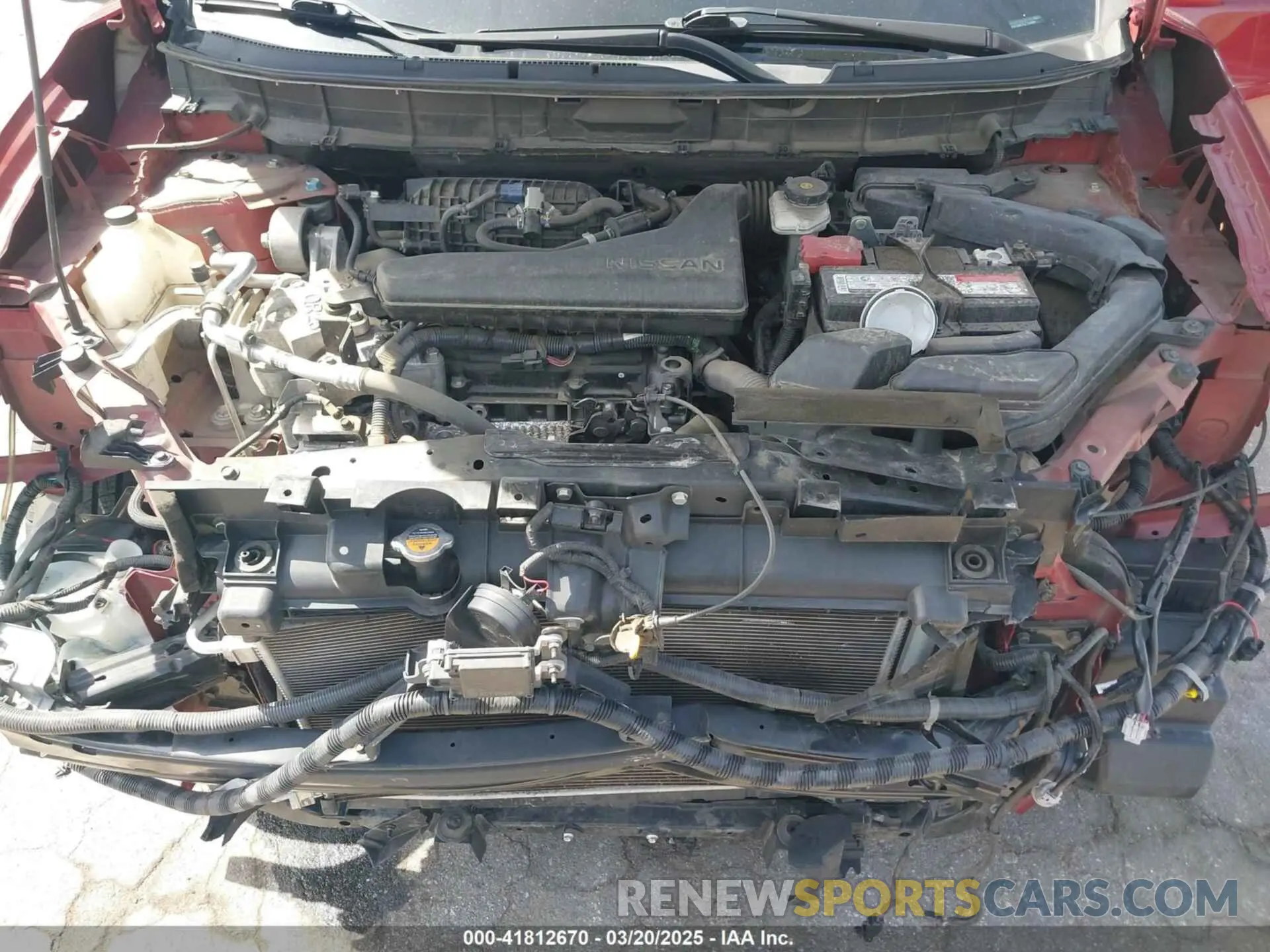 10 Photograph of a damaged car 5N1AT2MT7LC754894 NISSAN ROGUE 2020
