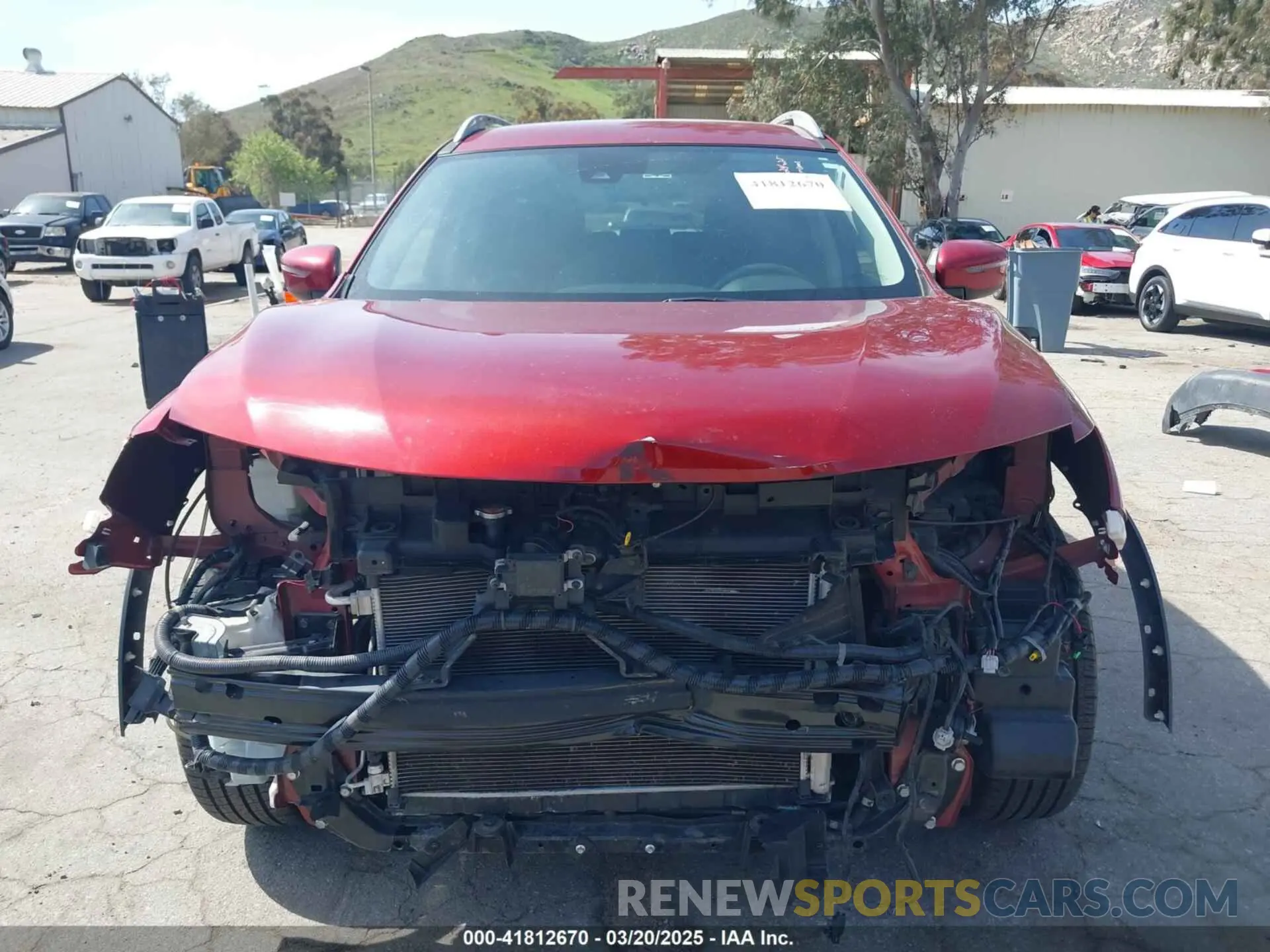 13 Photograph of a damaged car 5N1AT2MT7LC754894 NISSAN ROGUE 2020
