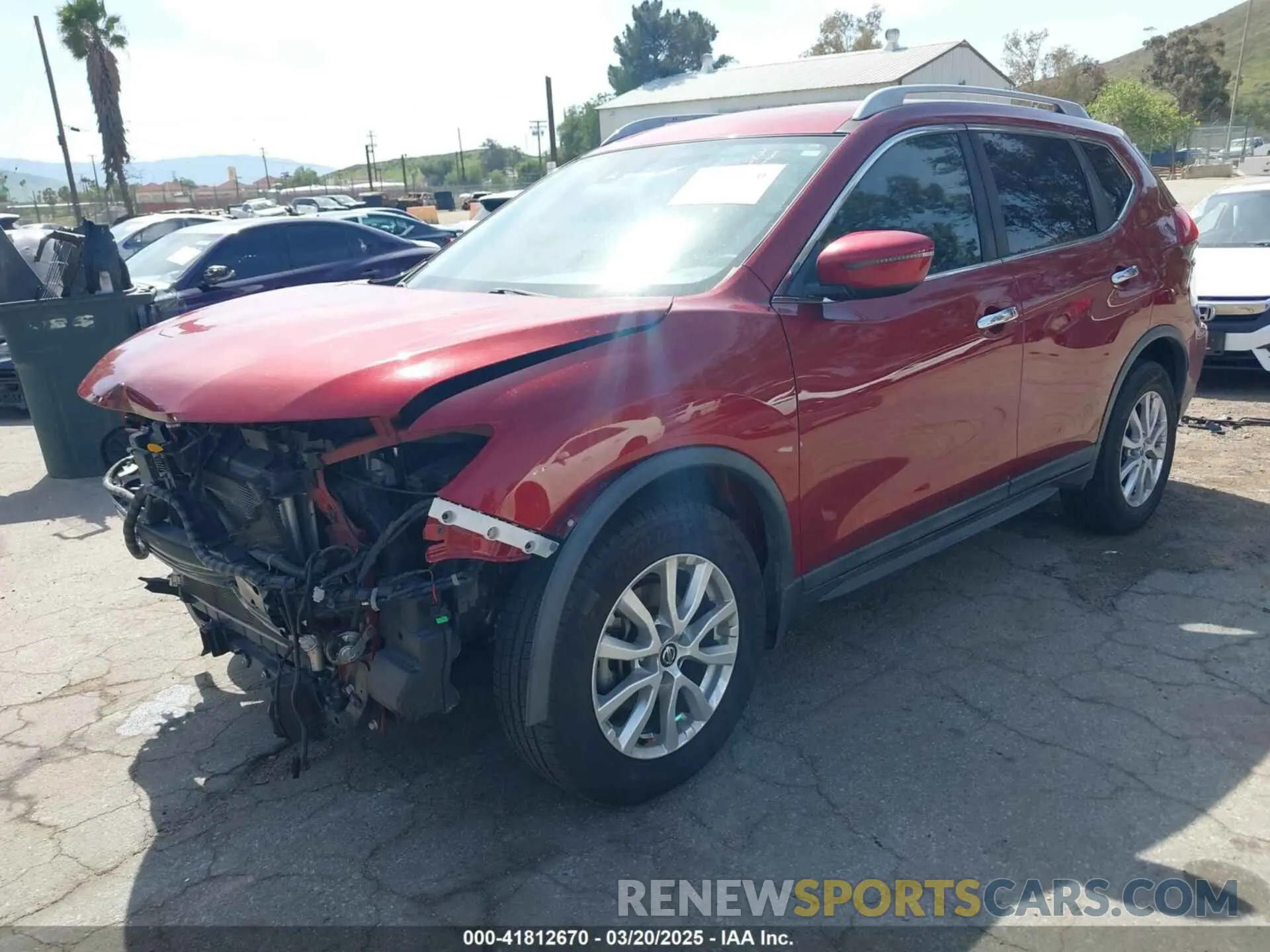 2 Photograph of a damaged car 5N1AT2MT7LC754894 NISSAN ROGUE 2020