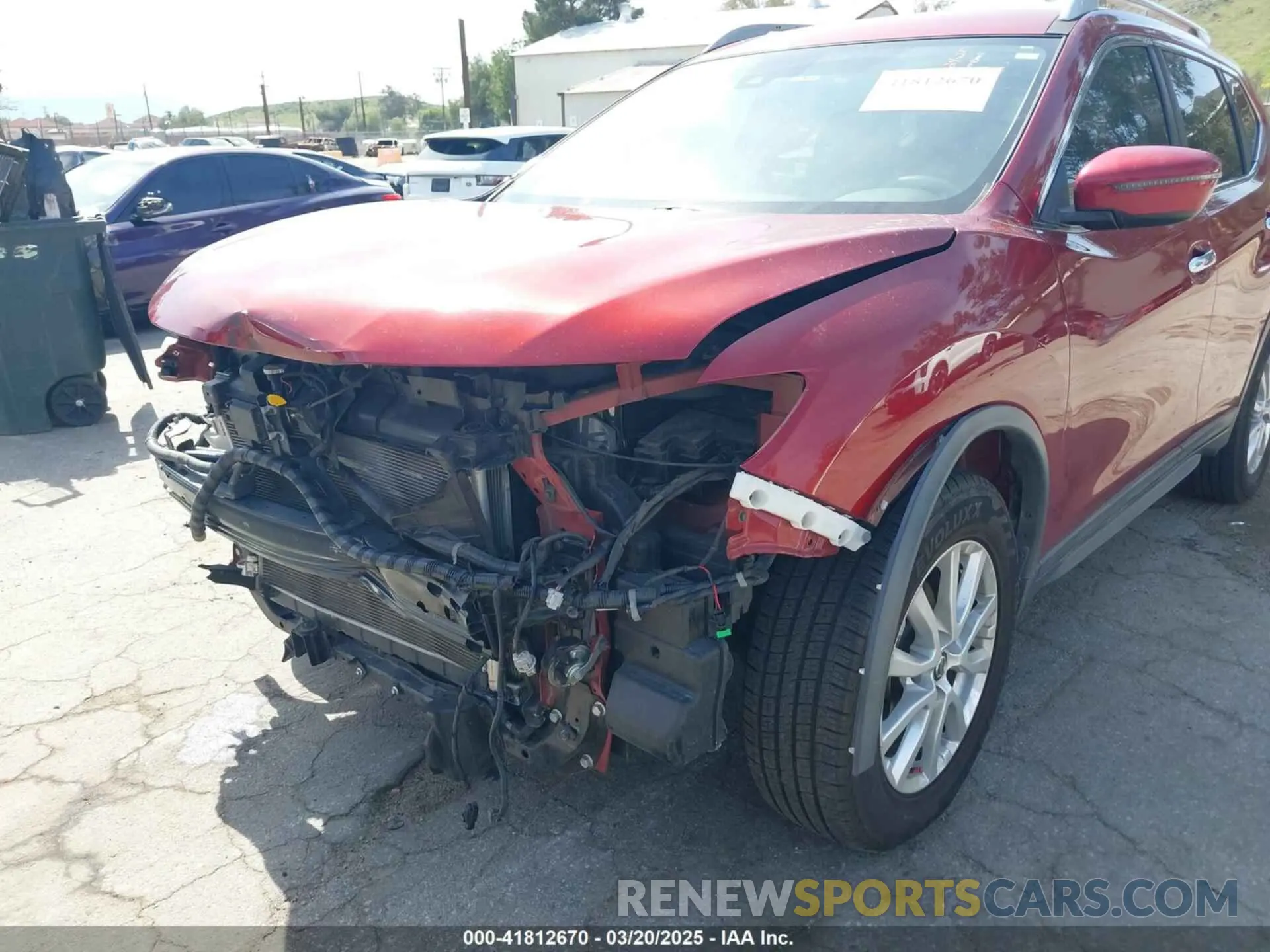 6 Photograph of a damaged car 5N1AT2MT7LC754894 NISSAN ROGUE 2020
