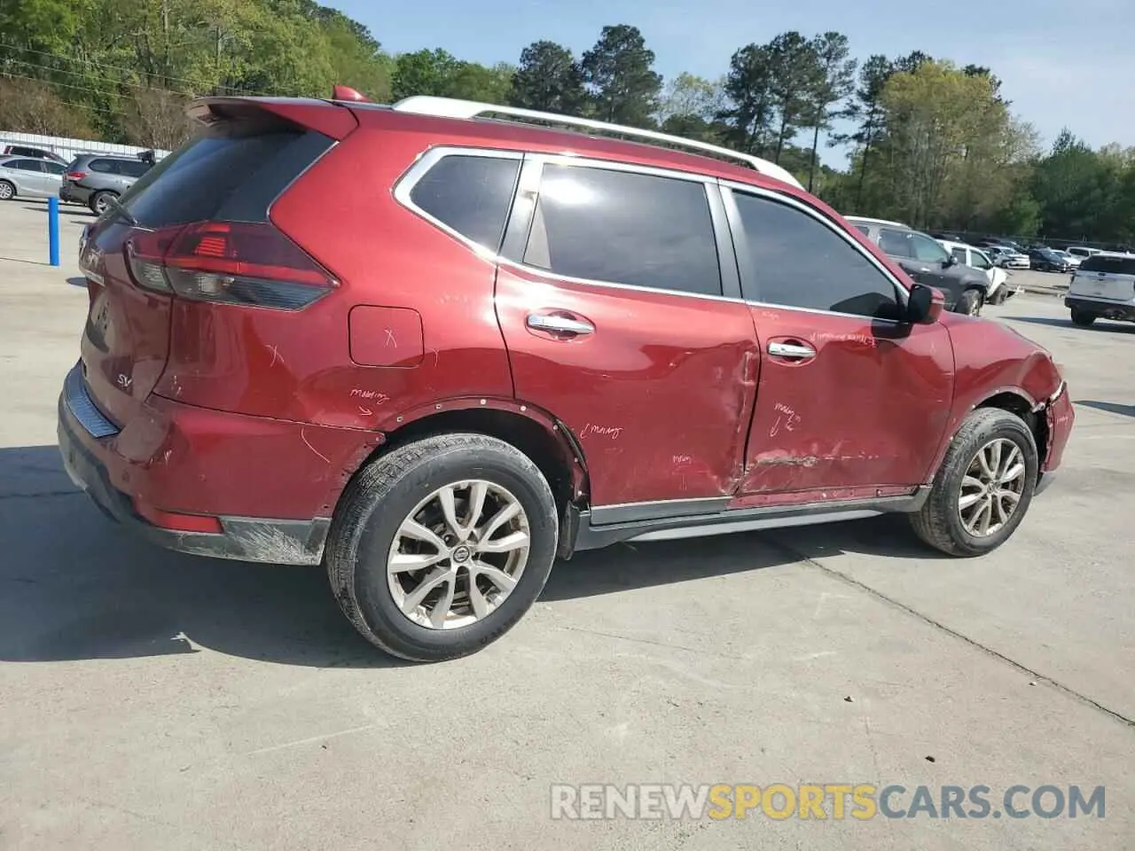 3 Photograph of a damaged car 5N1AT2MT8LC707227 NISSAN ROGUE 2020