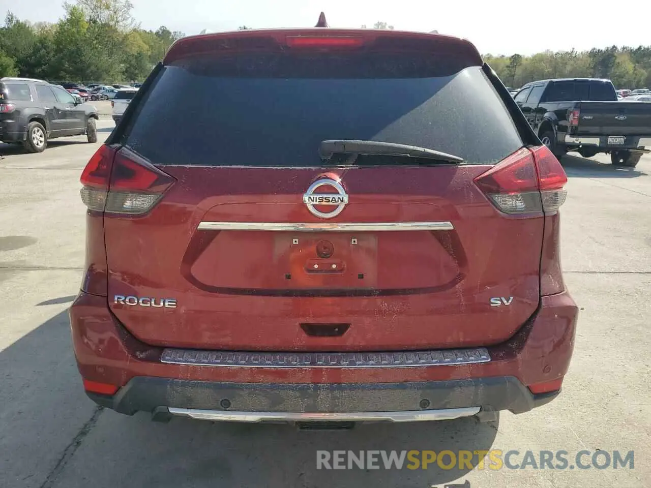 6 Photograph of a damaged car 5N1AT2MT8LC707227 NISSAN ROGUE 2020