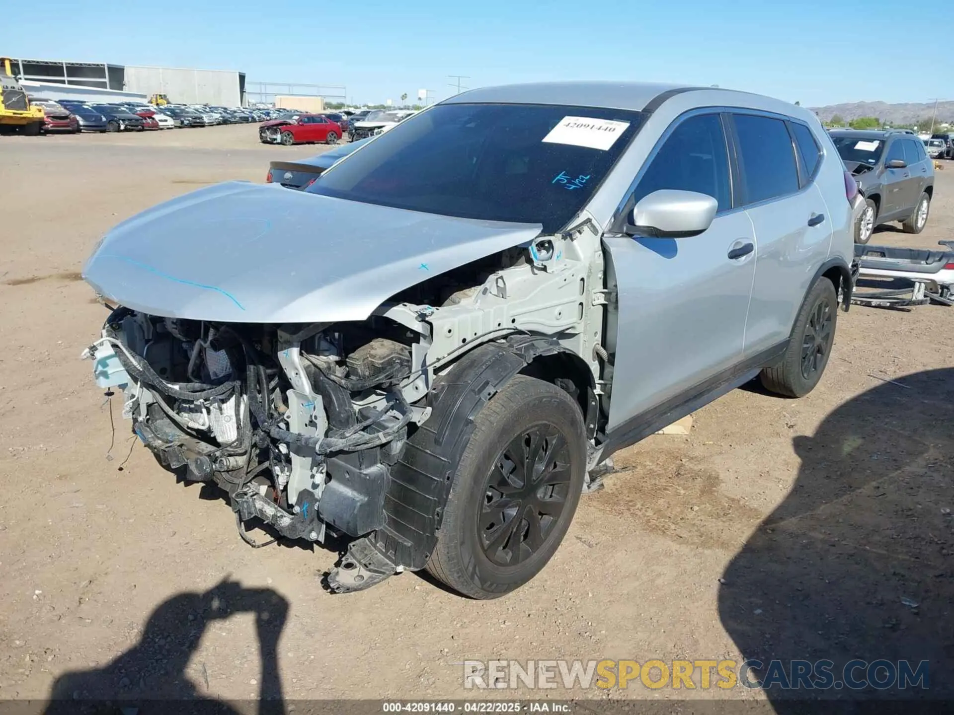 2 Photograph of a damaged car 5N1AT2MT9LC754458 NISSAN ROGUE 2020