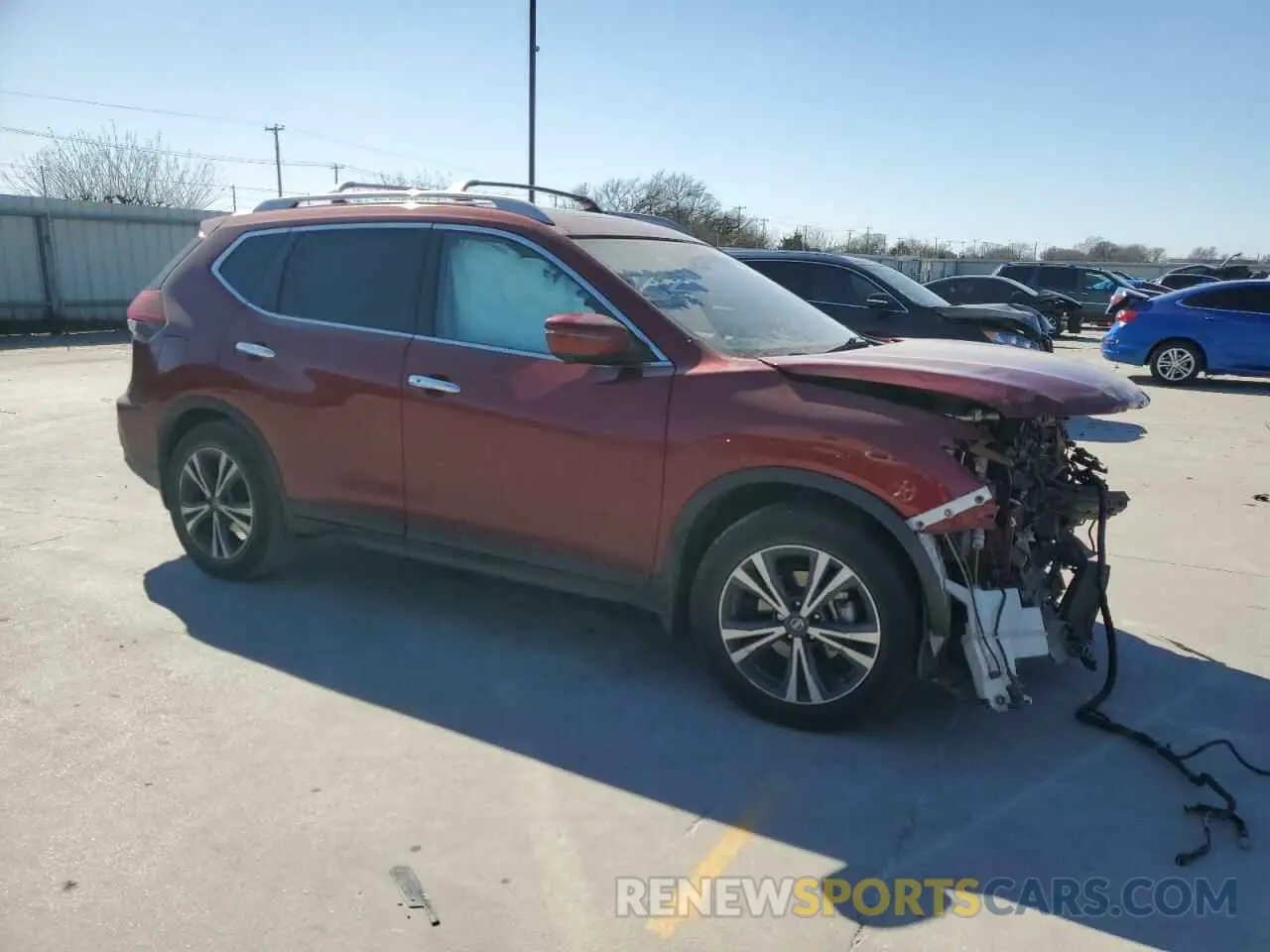 4 Photograph of a damaged car 5N1AT2MT9LC757084 NISSAN ROGUE 2020