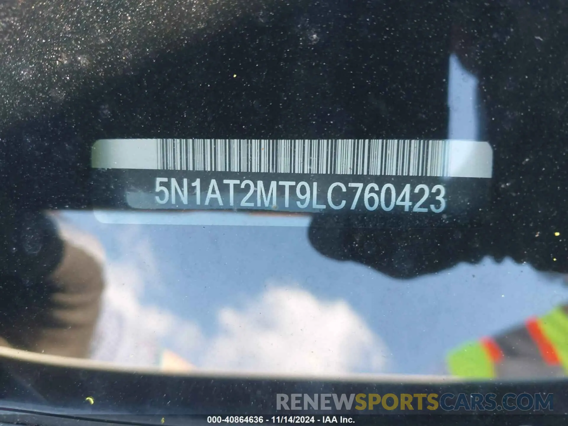 9 Photograph of a damaged car 5N1AT2MT9LC760423 NISSAN ROGUE 2020