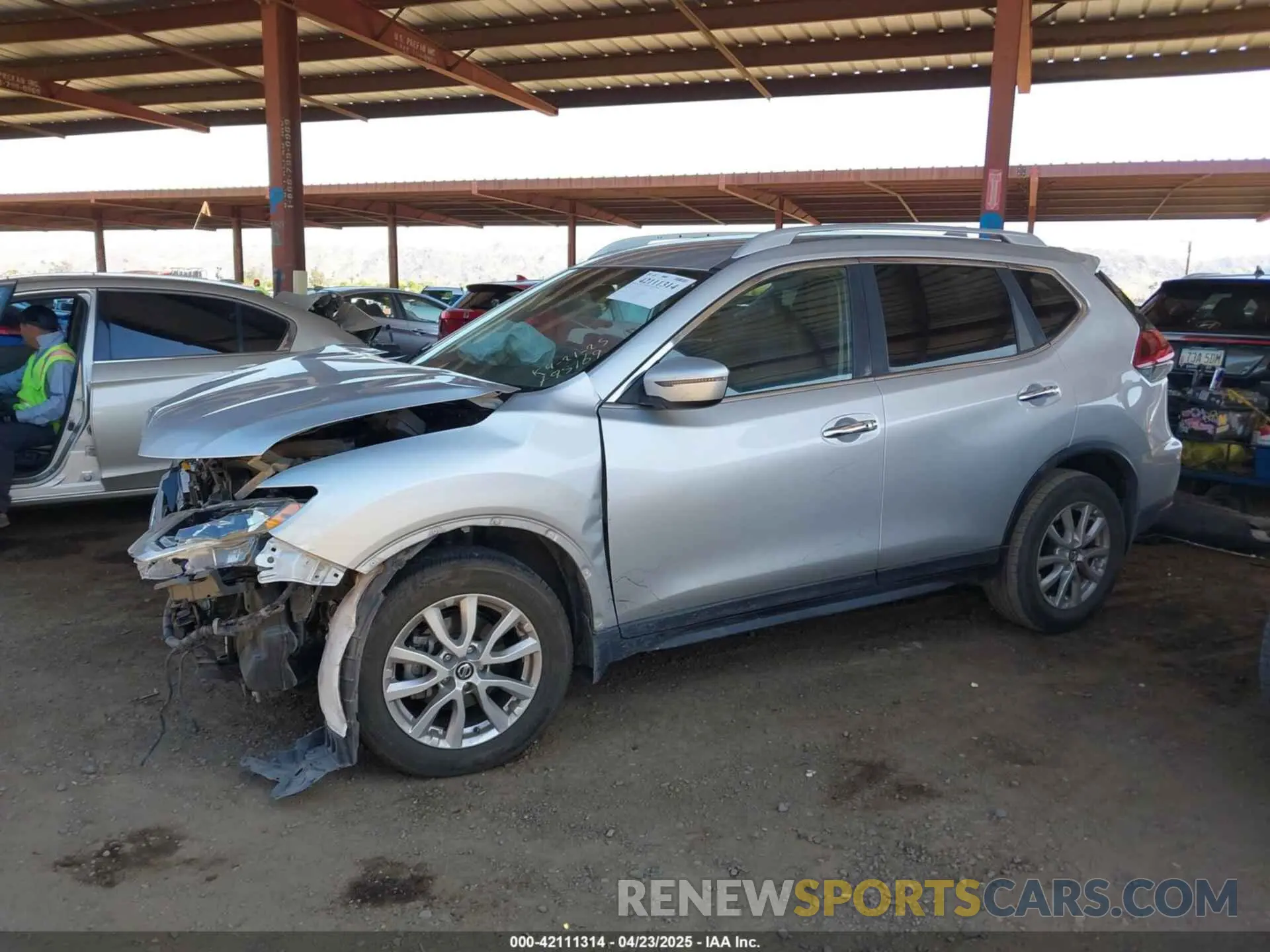 2 Photograph of a damaged car 5N1AT2MT9LC795169 NISSAN ROGUE 2020