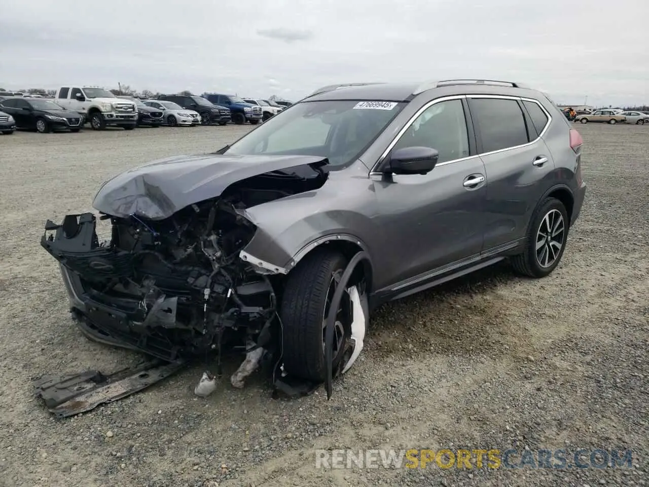 1 Photograph of a damaged car 5N1AT2MTXLC703907 NISSAN ROGUE 2020