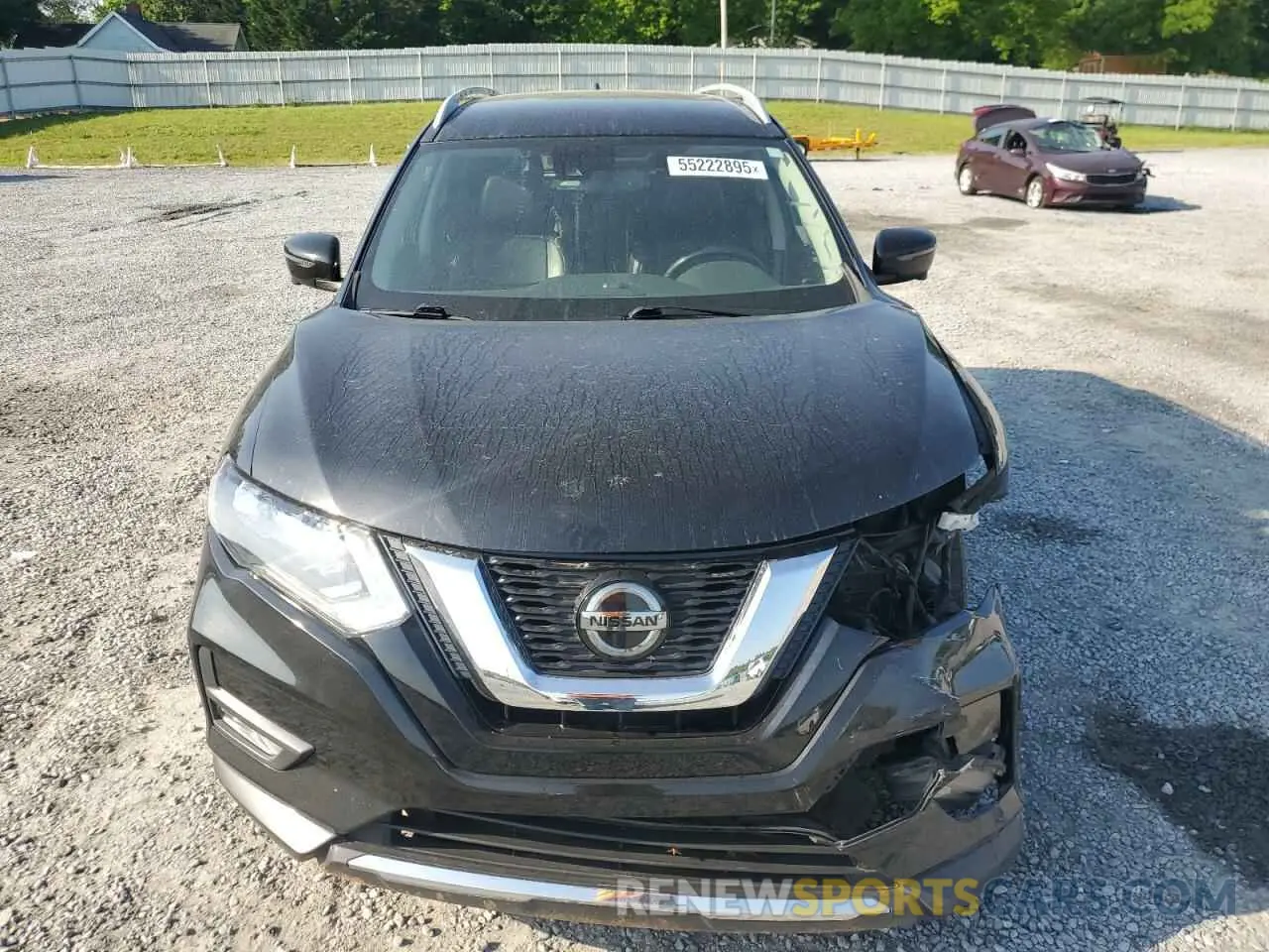 5 Photograph of a damaged car 5N1AT2MTXLC709805 NISSAN ROGUE 2020