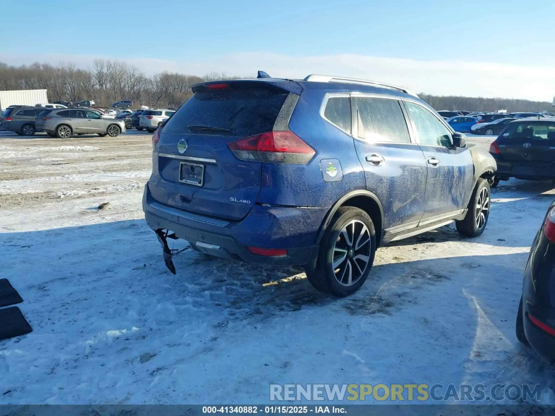 4 Photograph of a damaged car 5N1AT2MV0LC714173 NISSAN ROGUE 2020