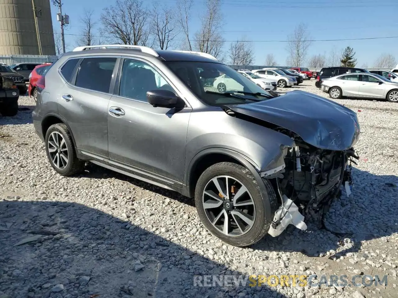 4 Photograph of a damaged car 5N1AT2MV1LC743830 NISSAN ROGUE 2020