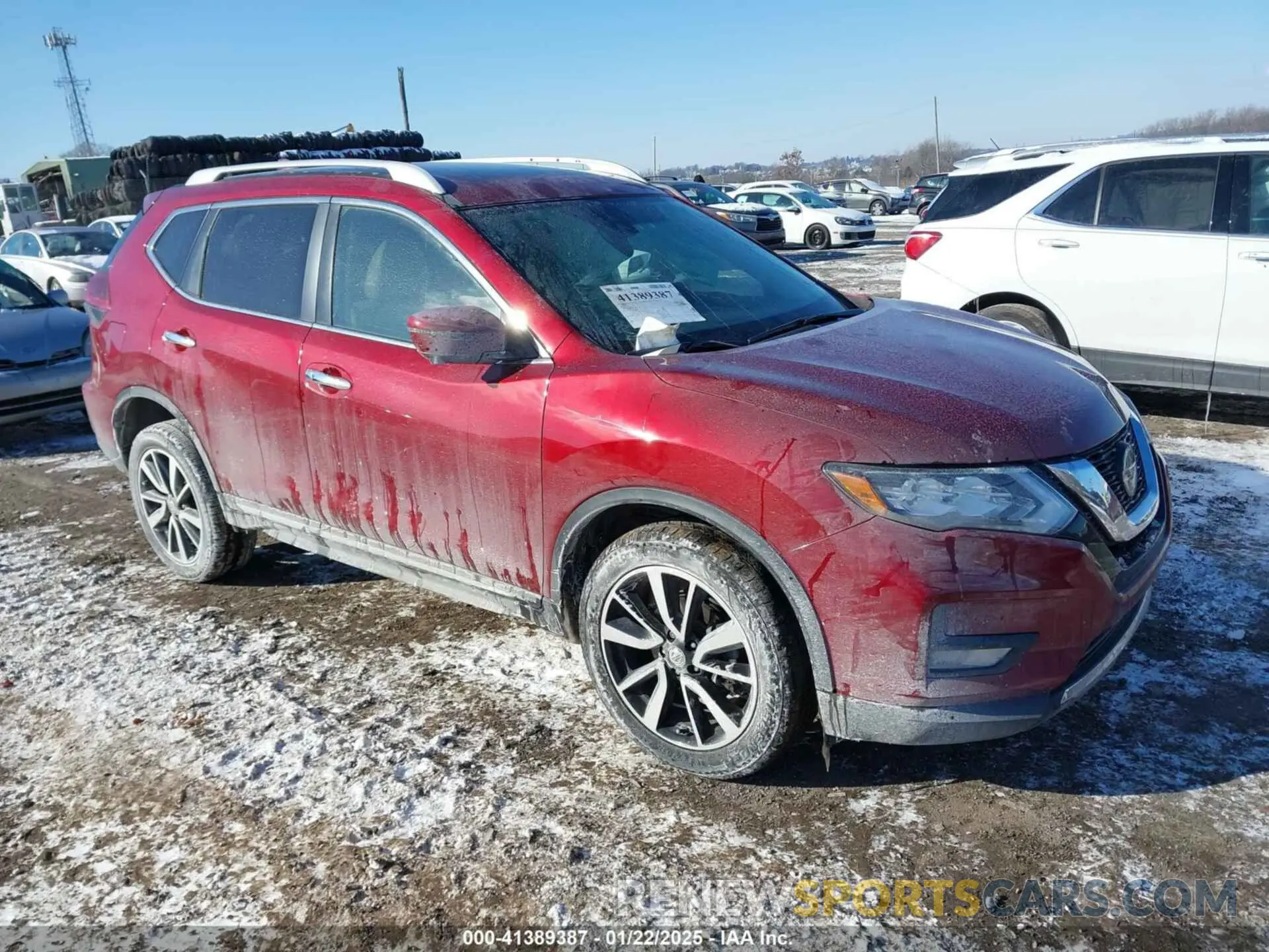 1 Photograph of a damaged car 5N1AT2MV1LC798536 NISSAN ROGUE 2020