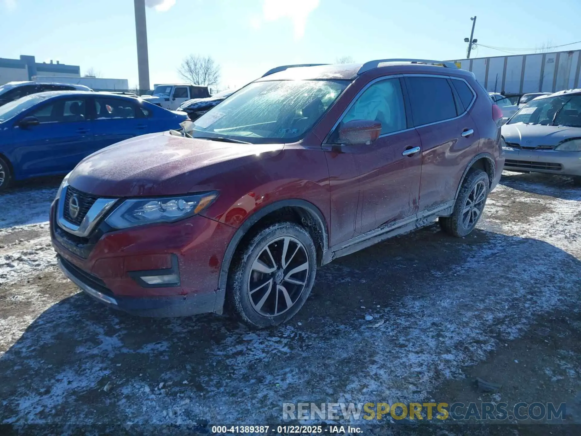2 Photograph of a damaged car 5N1AT2MV1LC798536 NISSAN ROGUE 2020