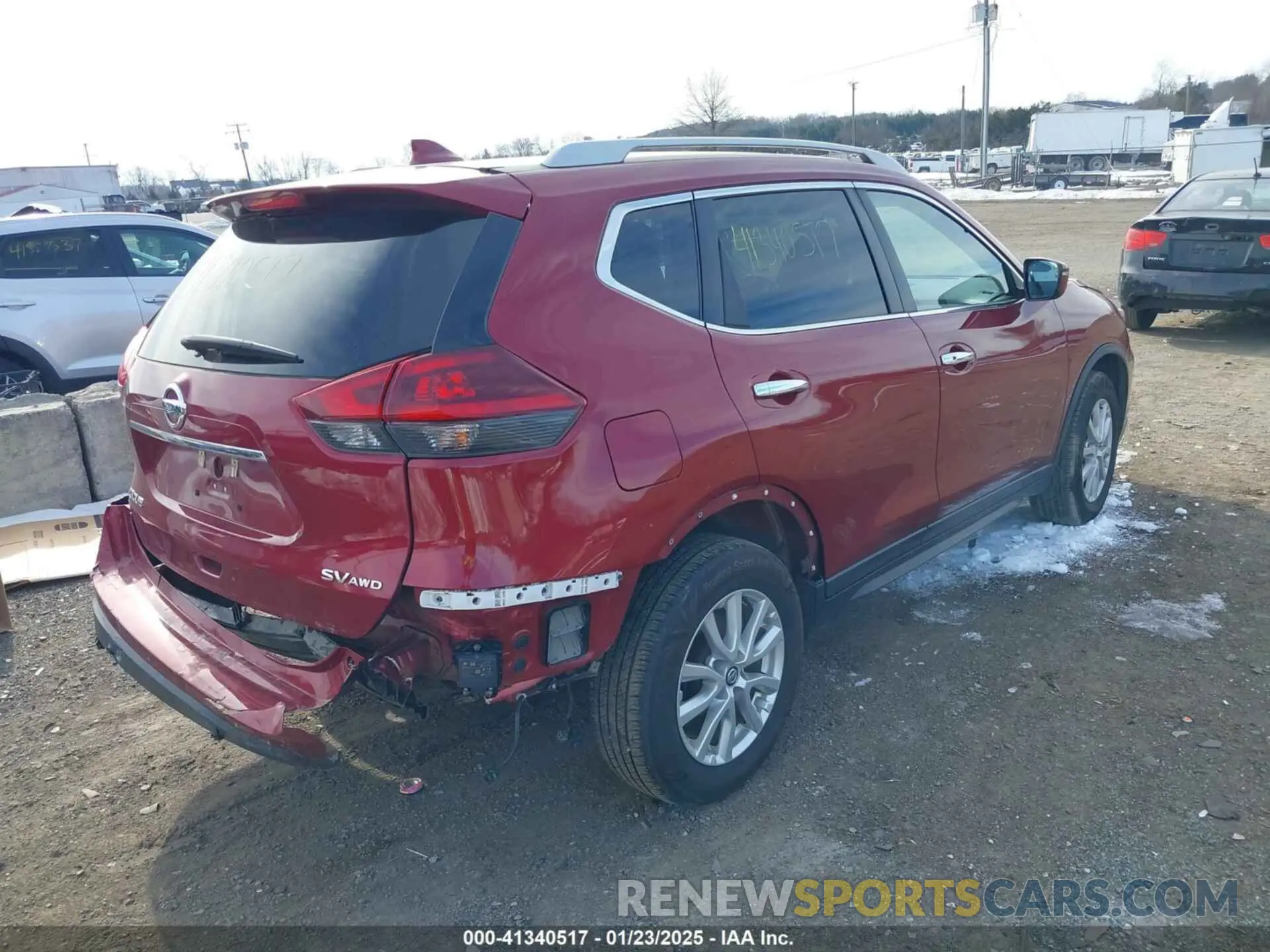 4 Photograph of a damaged car 5N1AT2MV2LC732819 NISSAN ROGUE 2020