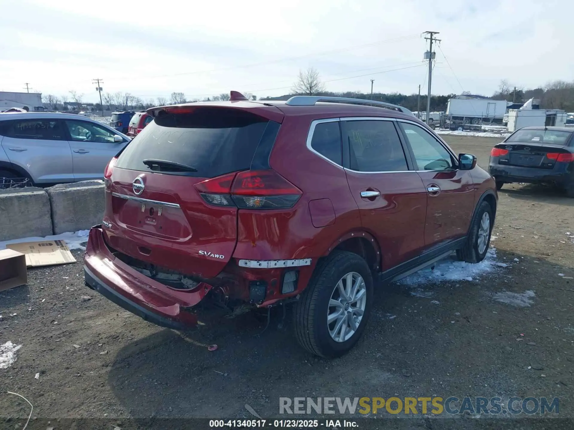 6 Photograph of a damaged car 5N1AT2MV2LC732819 NISSAN ROGUE 2020