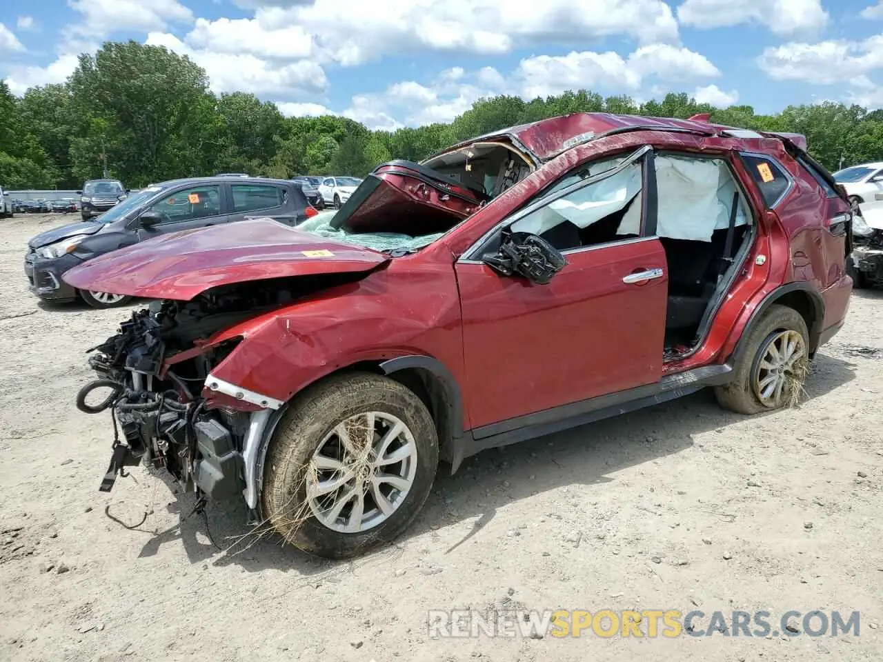 1 Photograph of a damaged car 5N1AT2MV2LC735204 NISSAN ROGUE 2020