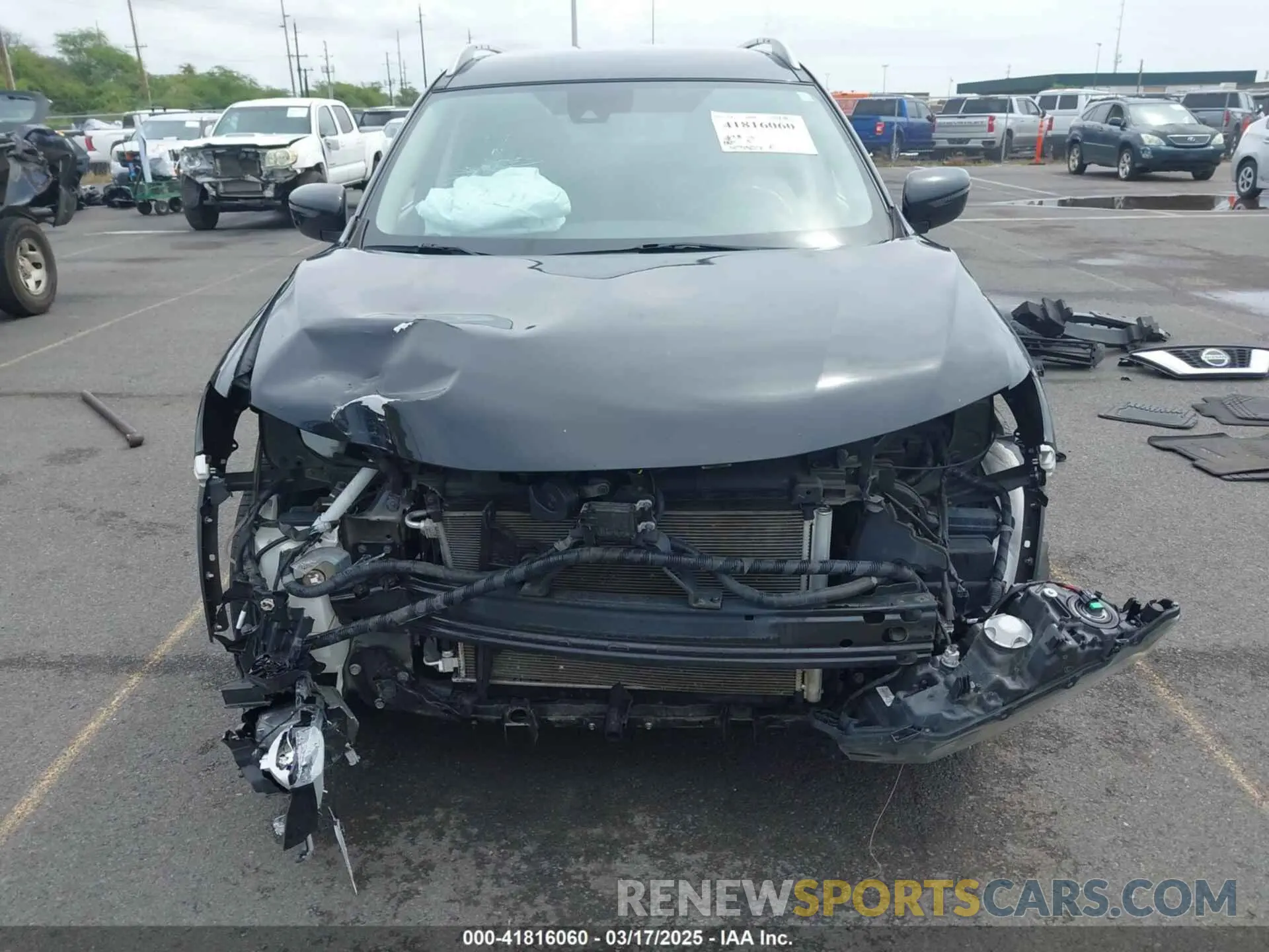 6 Photograph of a damaged car 5N1AT2MV3LC743392 NISSAN ROGUE 2020