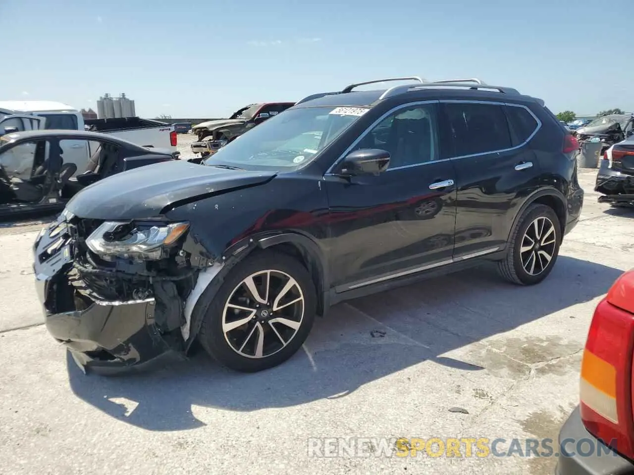 1 Photograph of a damaged car 5N1AT2MV4LC771346 NISSAN ROGUE 2020