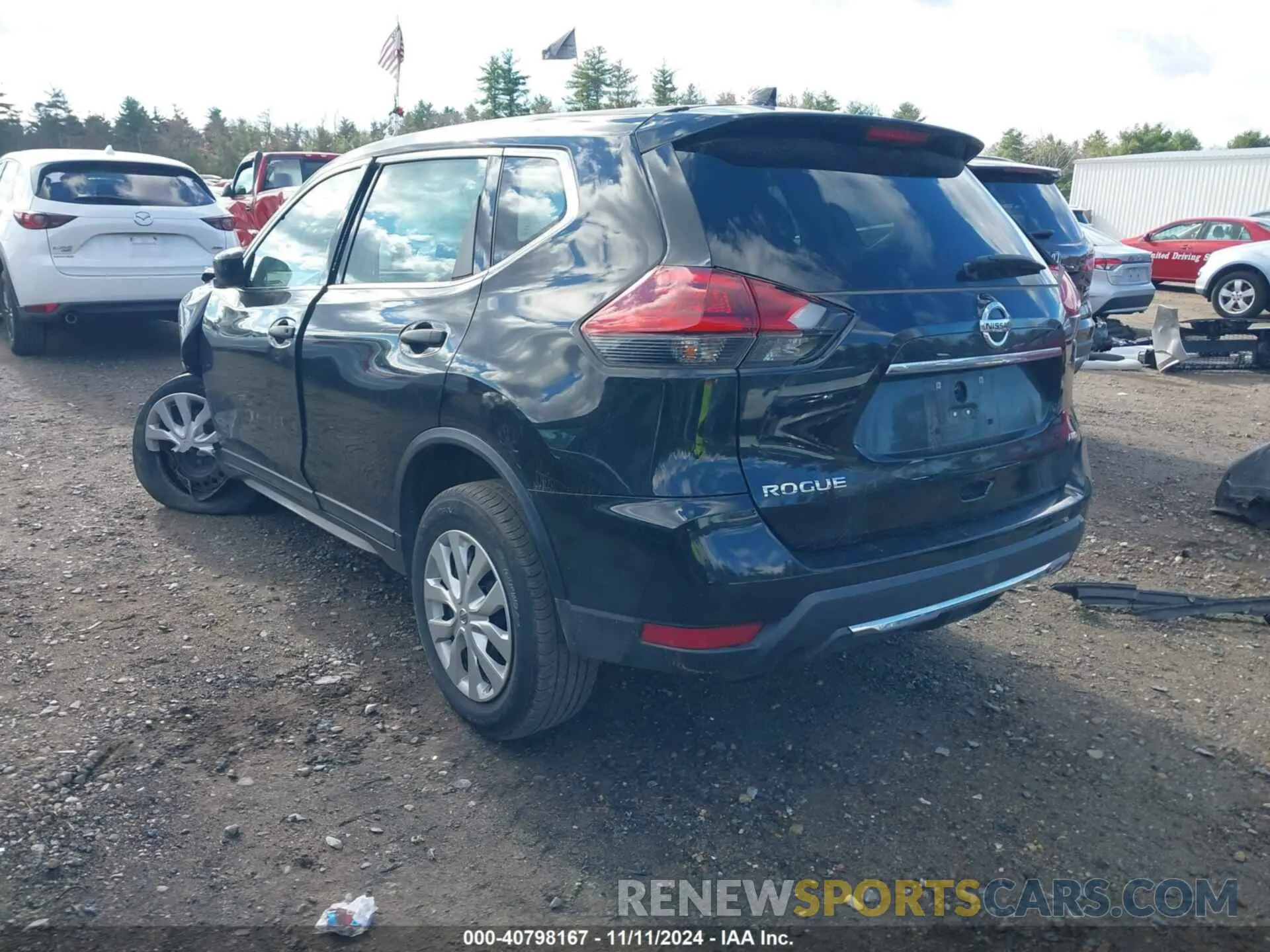 3 Photograph of a damaged car 5N1AT2MV5LC750506 NISSAN ROGUE 2020