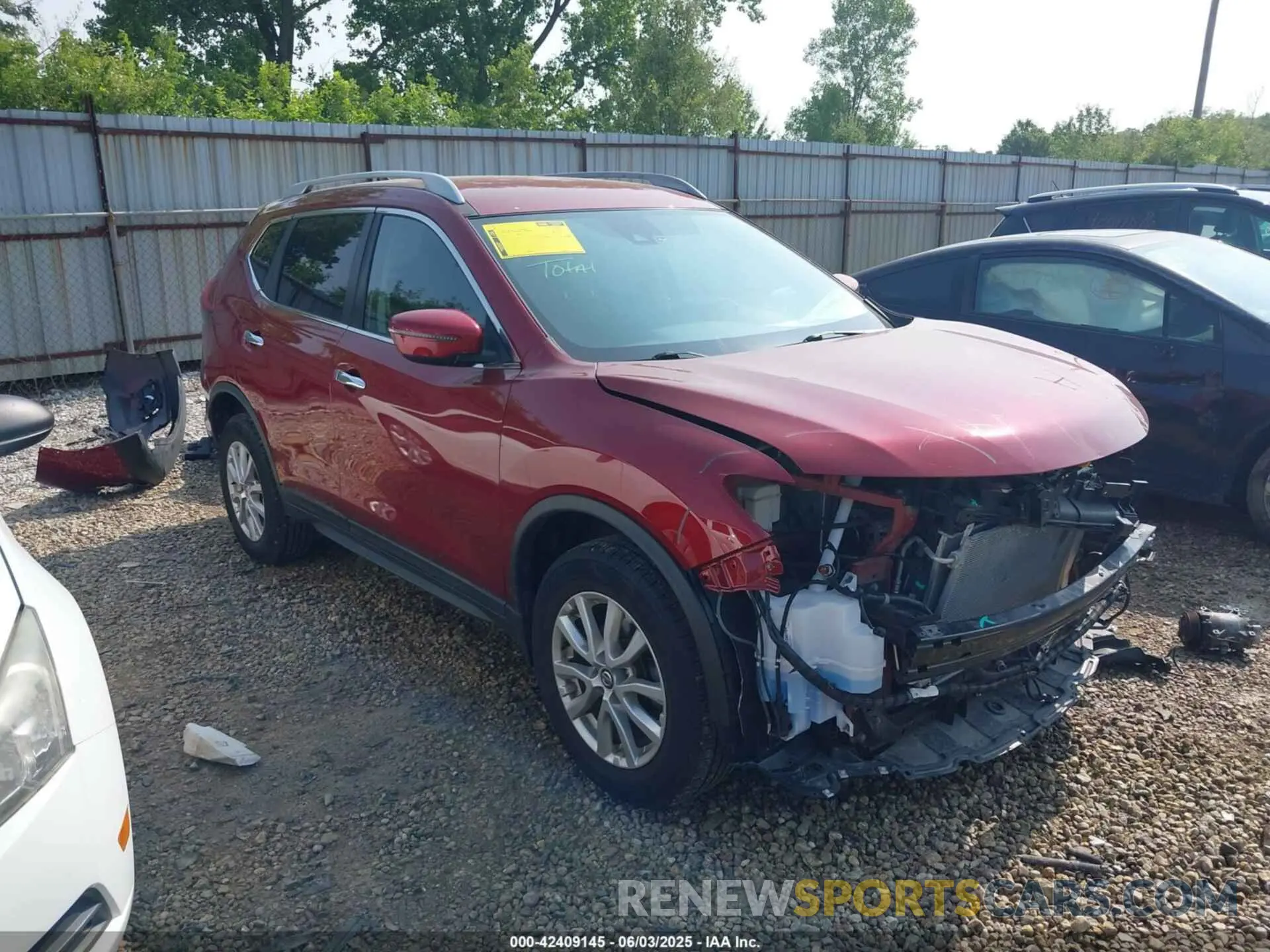 1 Photograph of a damaged car 5N1AT2MV6LC733181 NISSAN ROGUE 2020