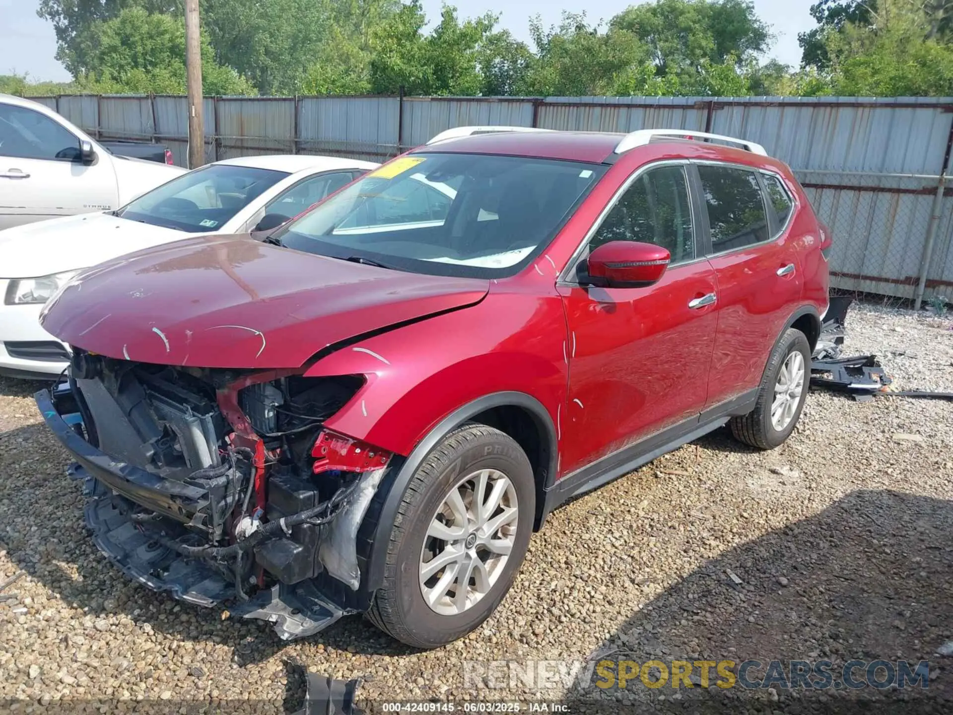 2 Photograph of a damaged car 5N1AT2MV6LC733181 NISSAN ROGUE 2020