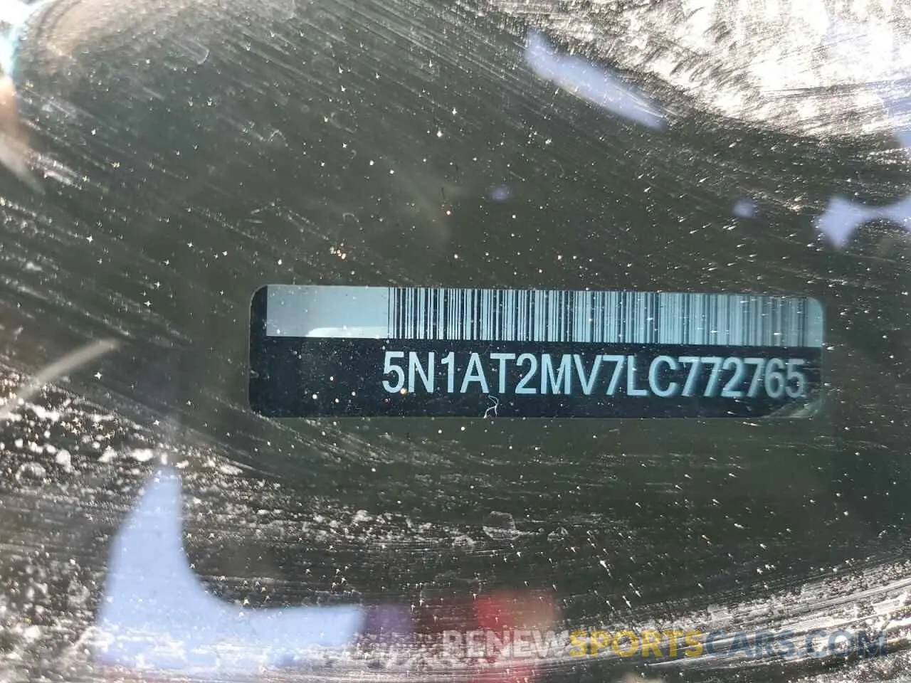 14 Photograph of a damaged car 5N1AT2MV7LC772765 NISSAN ROGUE 2020