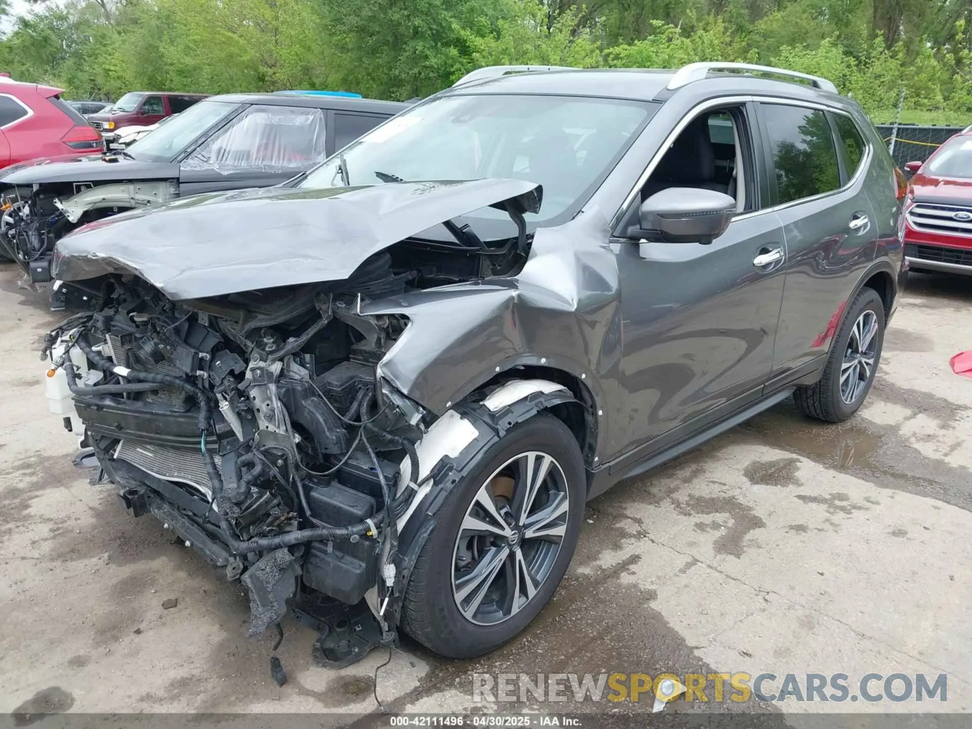 2 Photograph of a damaged car 5N1AT2MV8LC801464 NISSAN ROGUE 2020