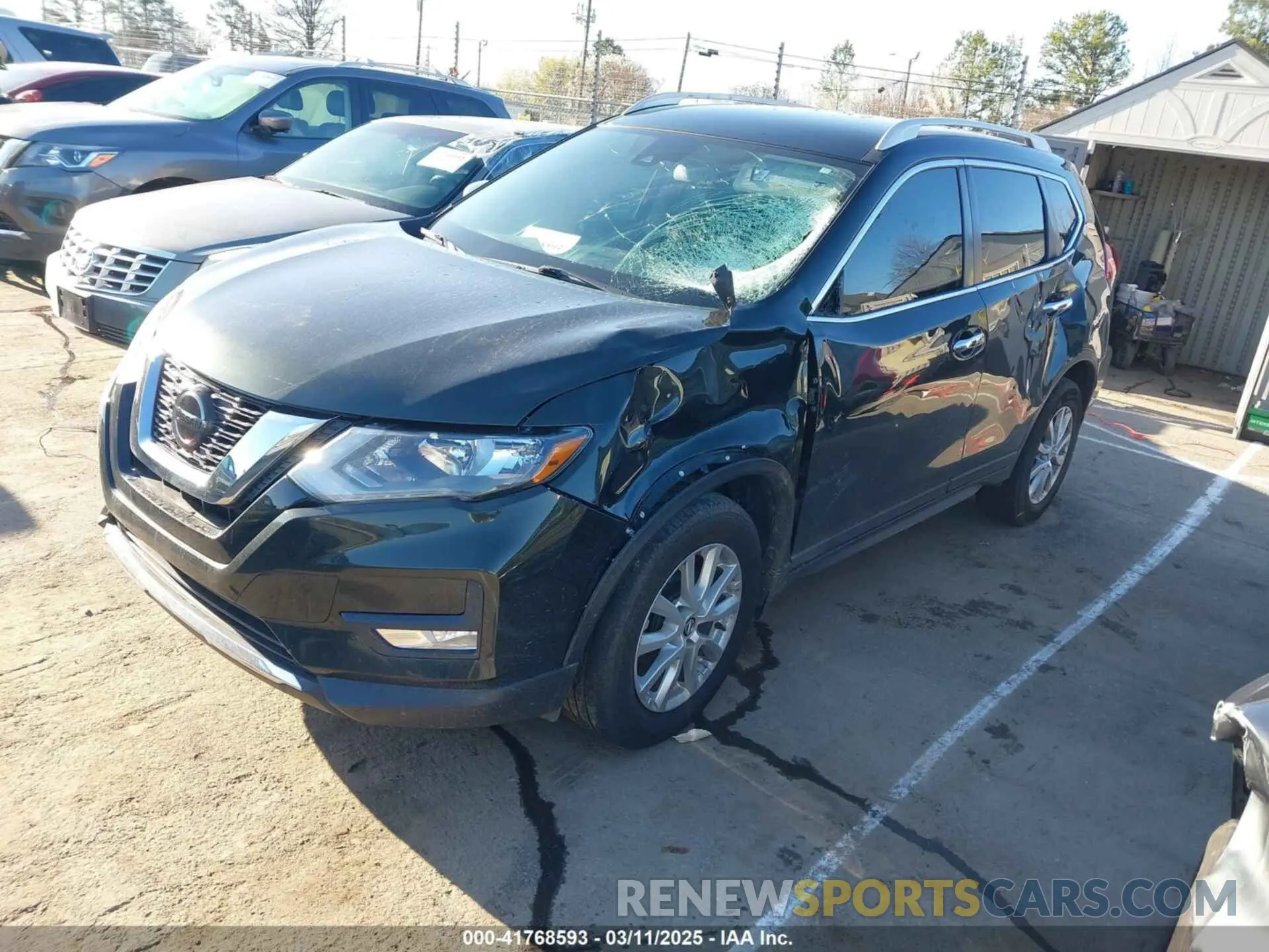 2 Photograph of a damaged car 5N1AT2MV9LC734888 NISSAN ROGUE 2020