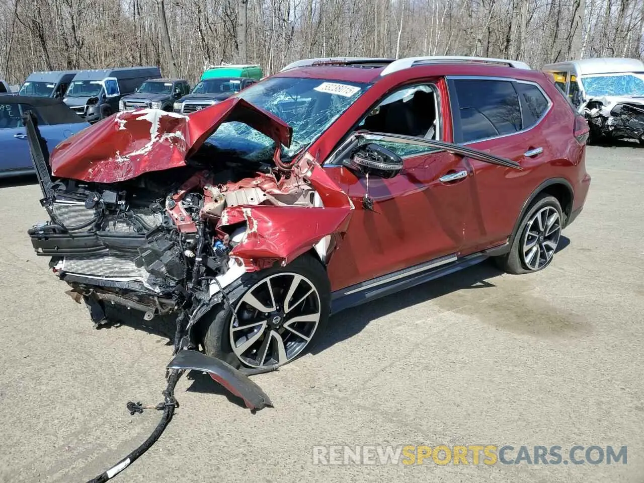 1 Photograph of a damaged car 5N1AT2MV9LC785842 NISSAN ROGUE 2020