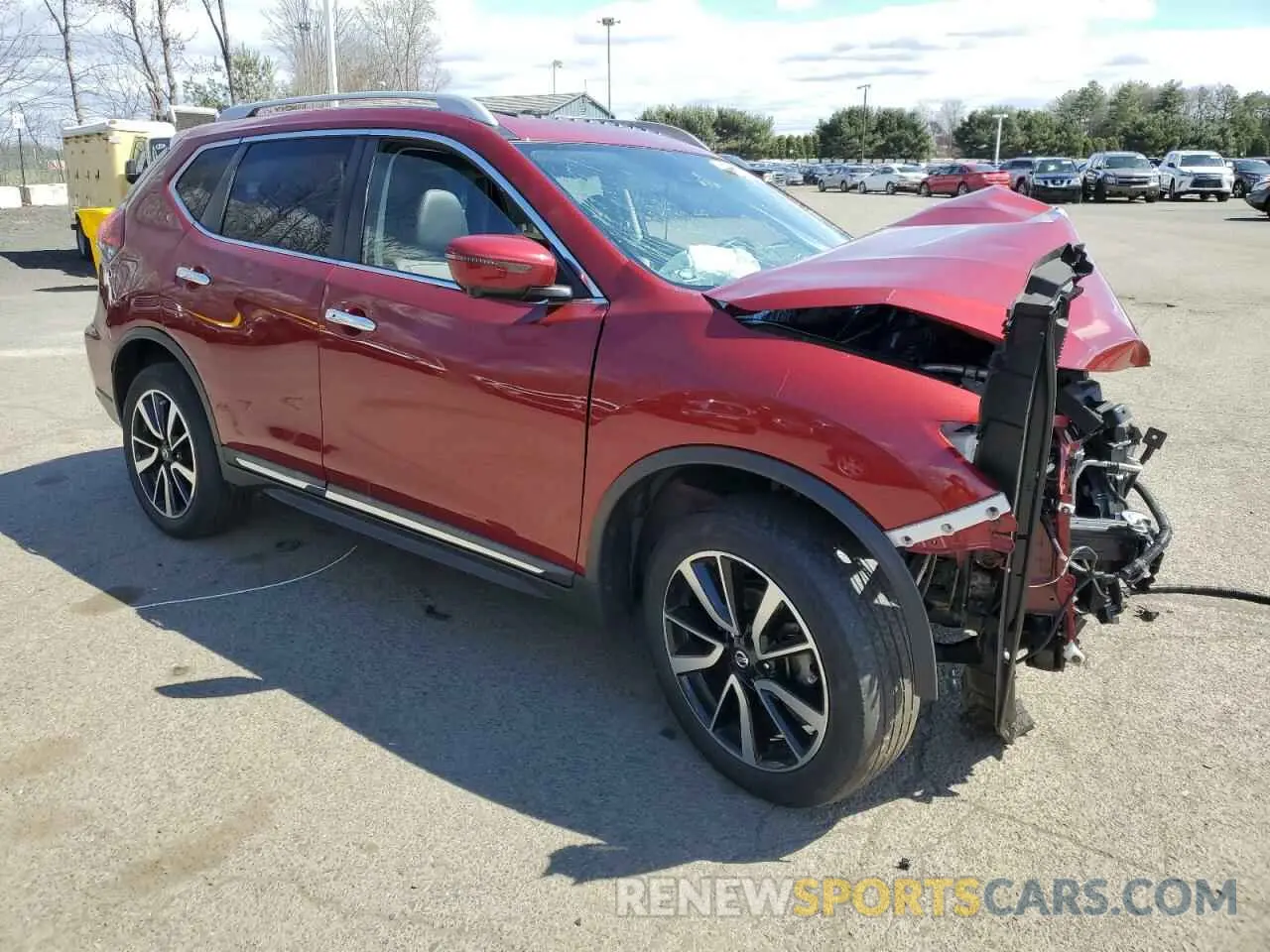 4 Photograph of a damaged car 5N1AT2MV9LC785842 NISSAN ROGUE 2020