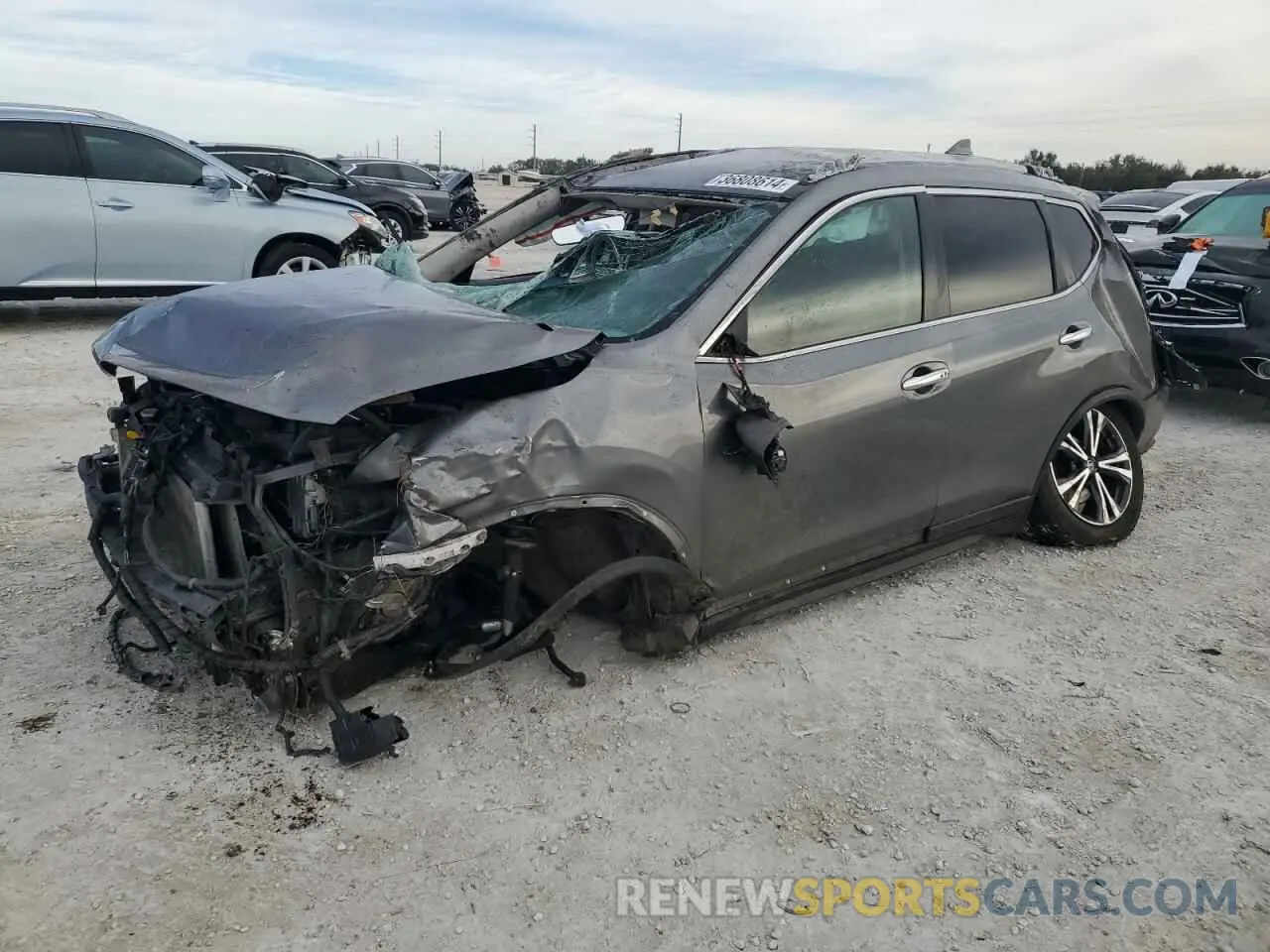 1 Photograph of a damaged car 5N1AT2MVXLC730185 NISSAN ROGUE 2020