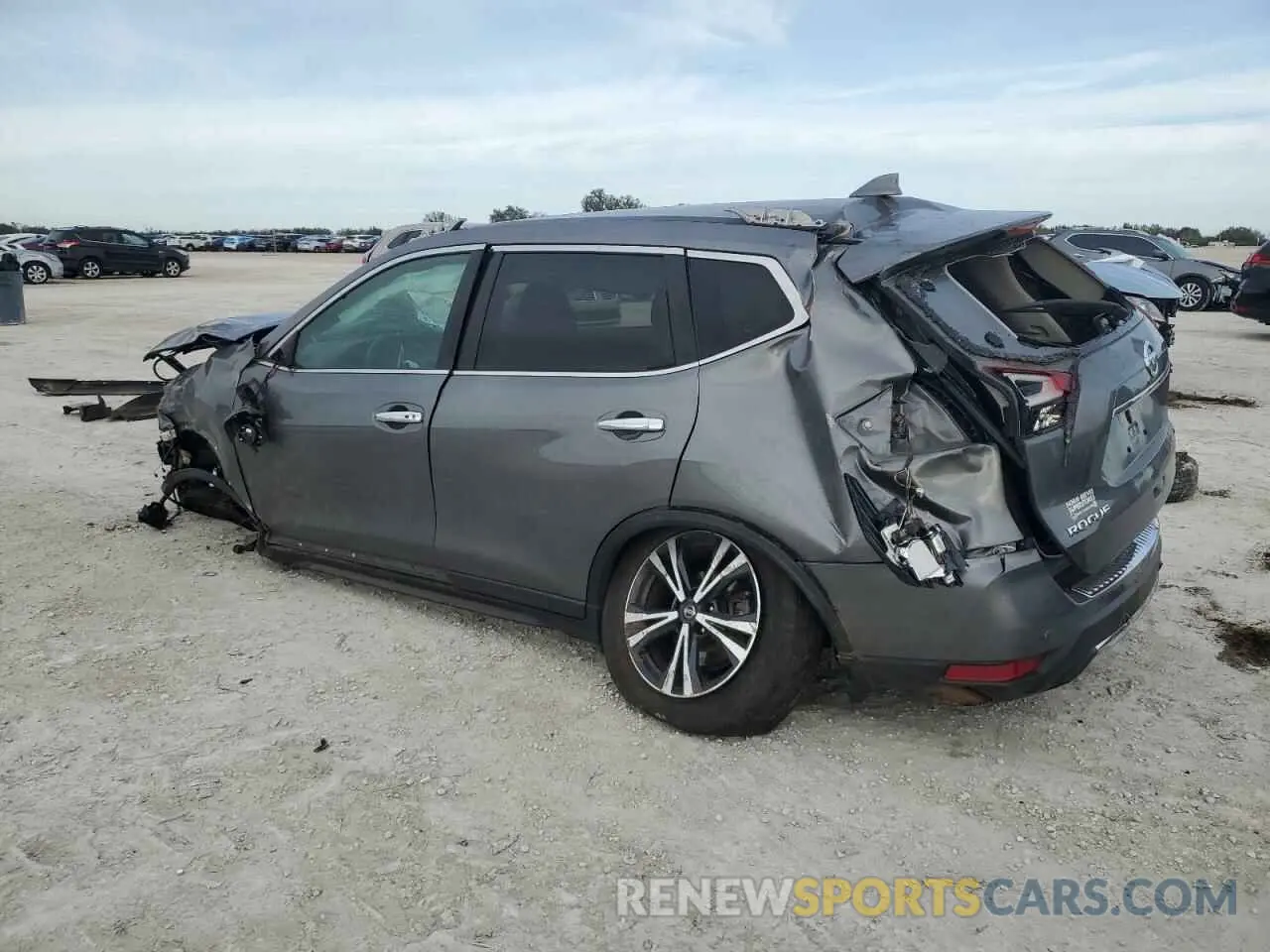 2 Photograph of a damaged car 5N1AT2MVXLC730185 NISSAN ROGUE 2020
