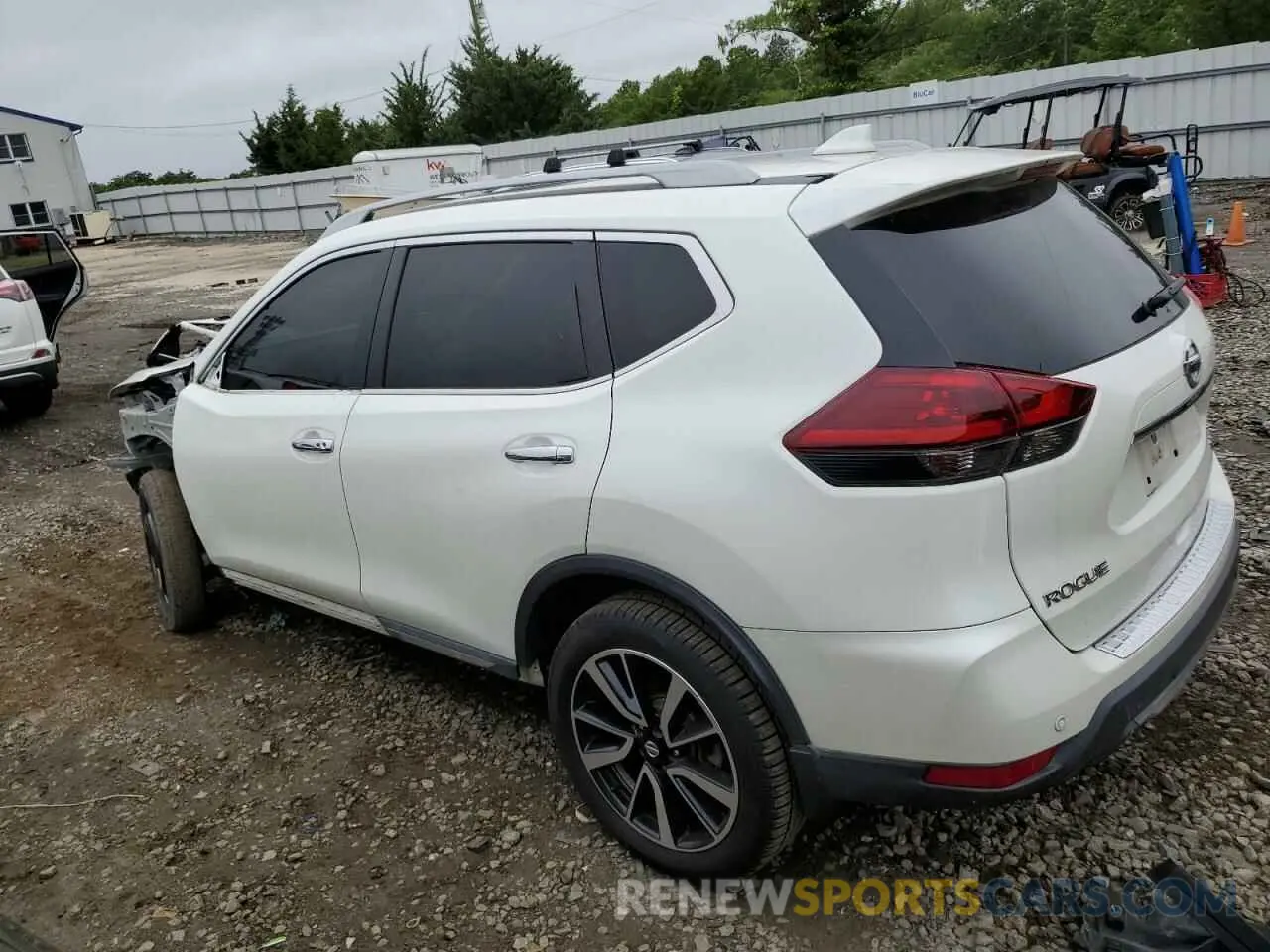 2 Photograph of a damaged car 5N1AT2MVXLC738979 NISSAN ROGUE 2020
