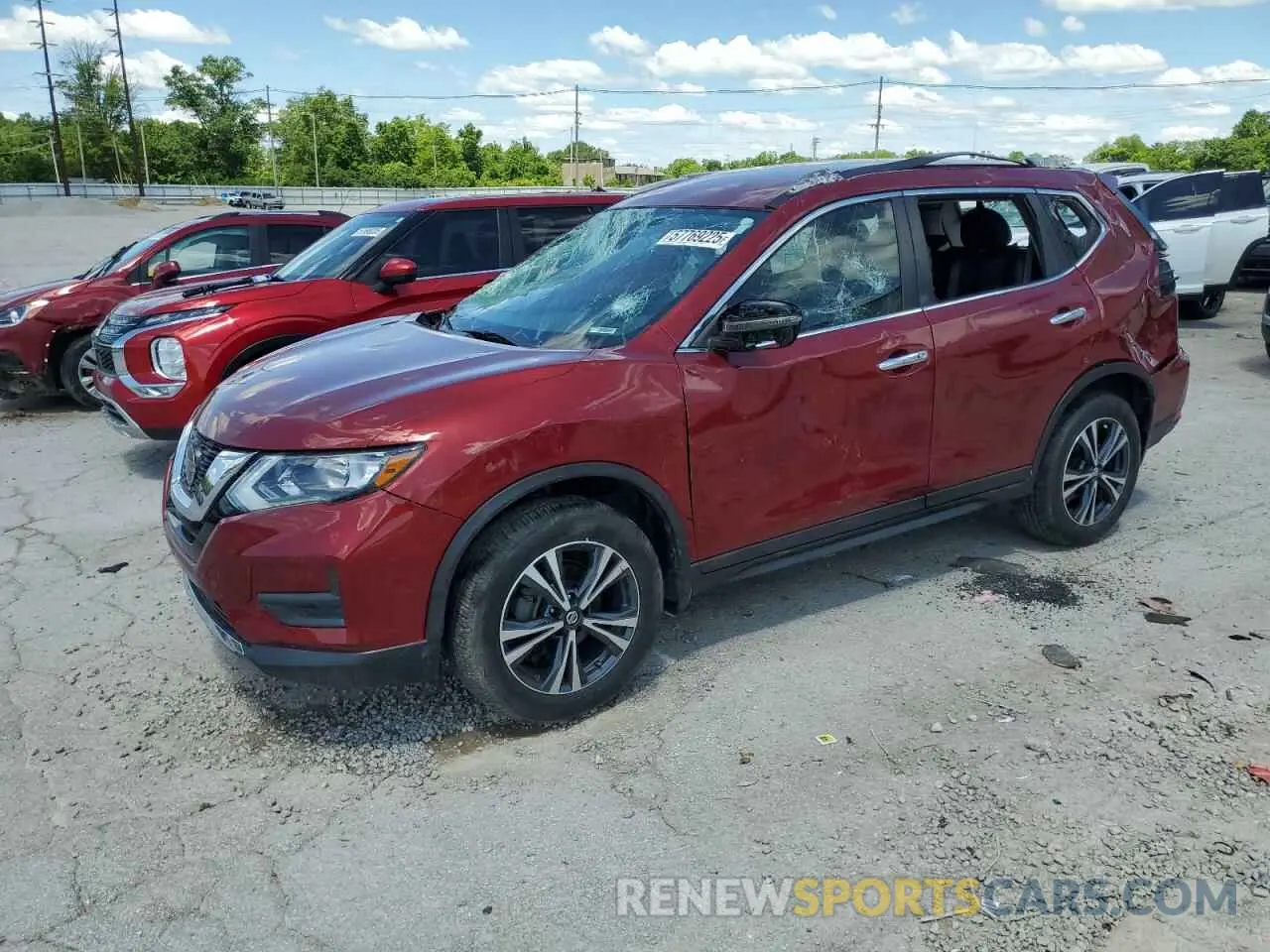 1 Photograph of a damaged car 5N1AT2MVXLC779015 NISSAN ROGUE 2020