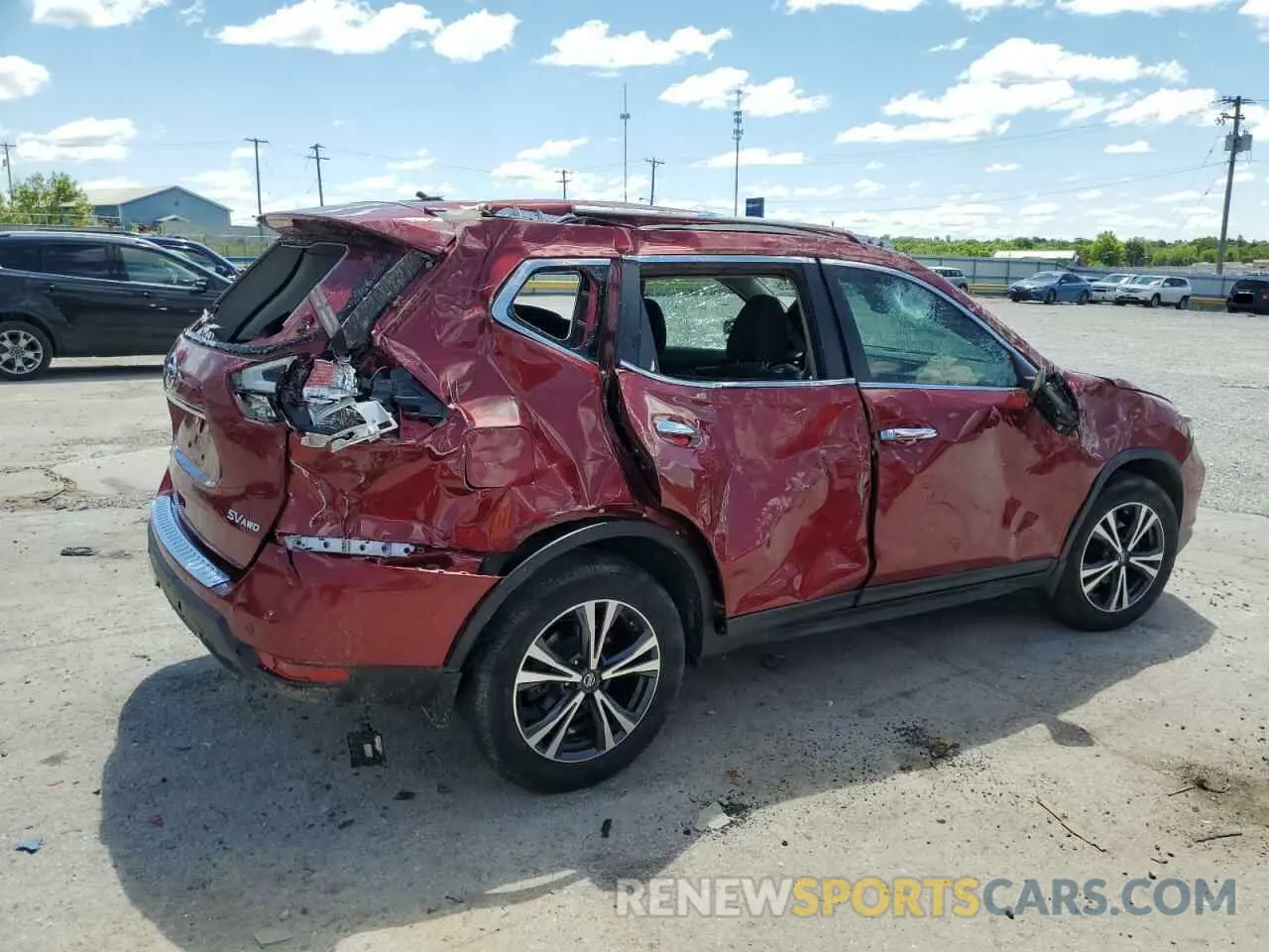 3 Photograph of a damaged car 5N1AT2MVXLC779015 NISSAN ROGUE 2020
