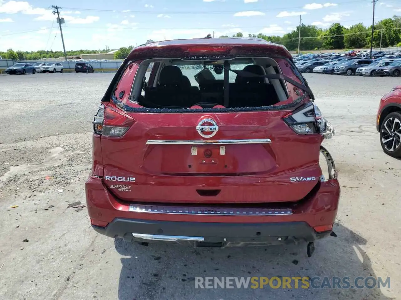6 Photograph of a damaged car 5N1AT2MVXLC779015 NISSAN ROGUE 2020