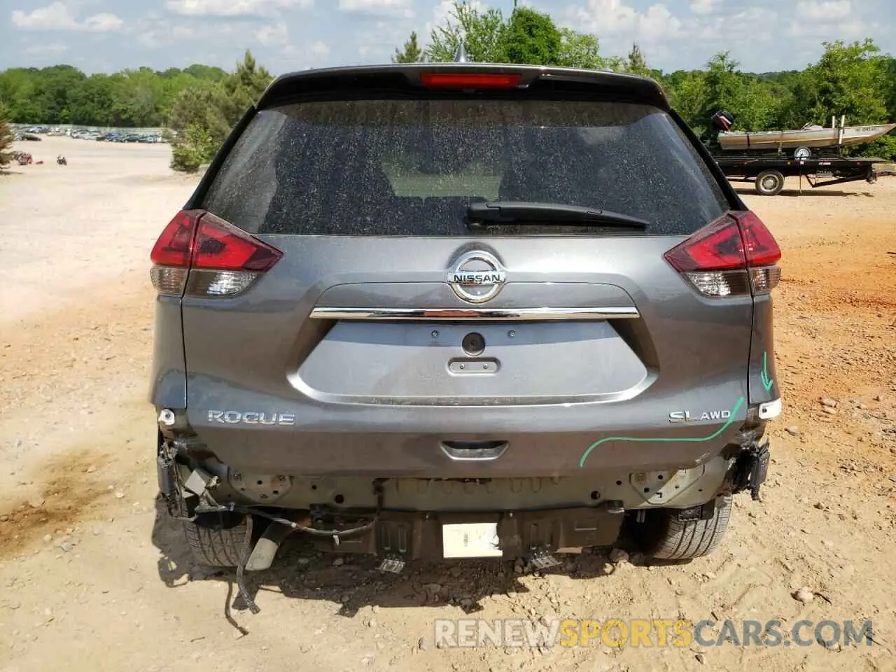 6 Photograph of a damaged car 5N1AT2MVXLC799765 NISSAN ROGUE 2020