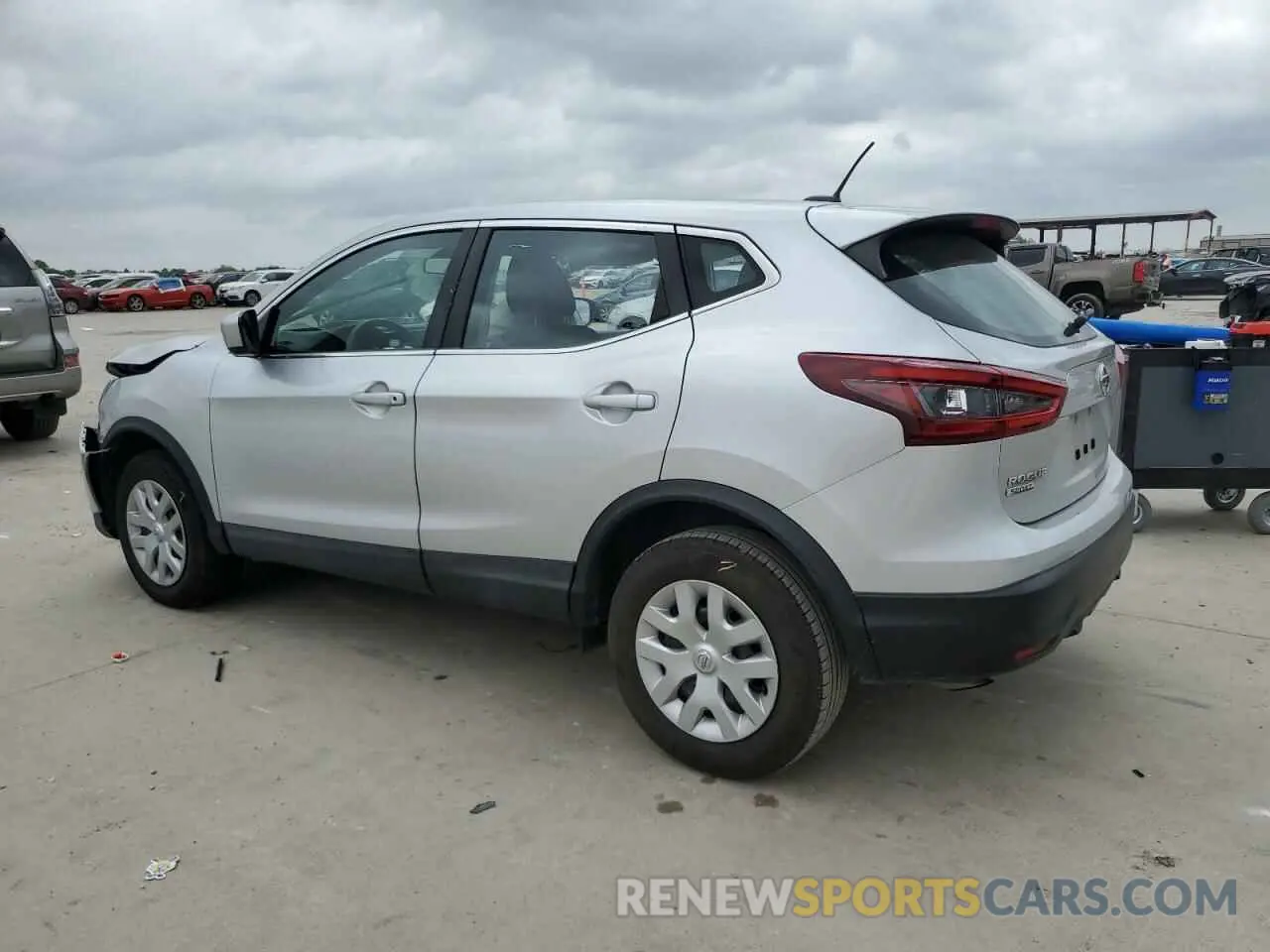 2 Photograph of a damaged car JN1BJ1CV0LW268344 NISSAN ROGUE 2020